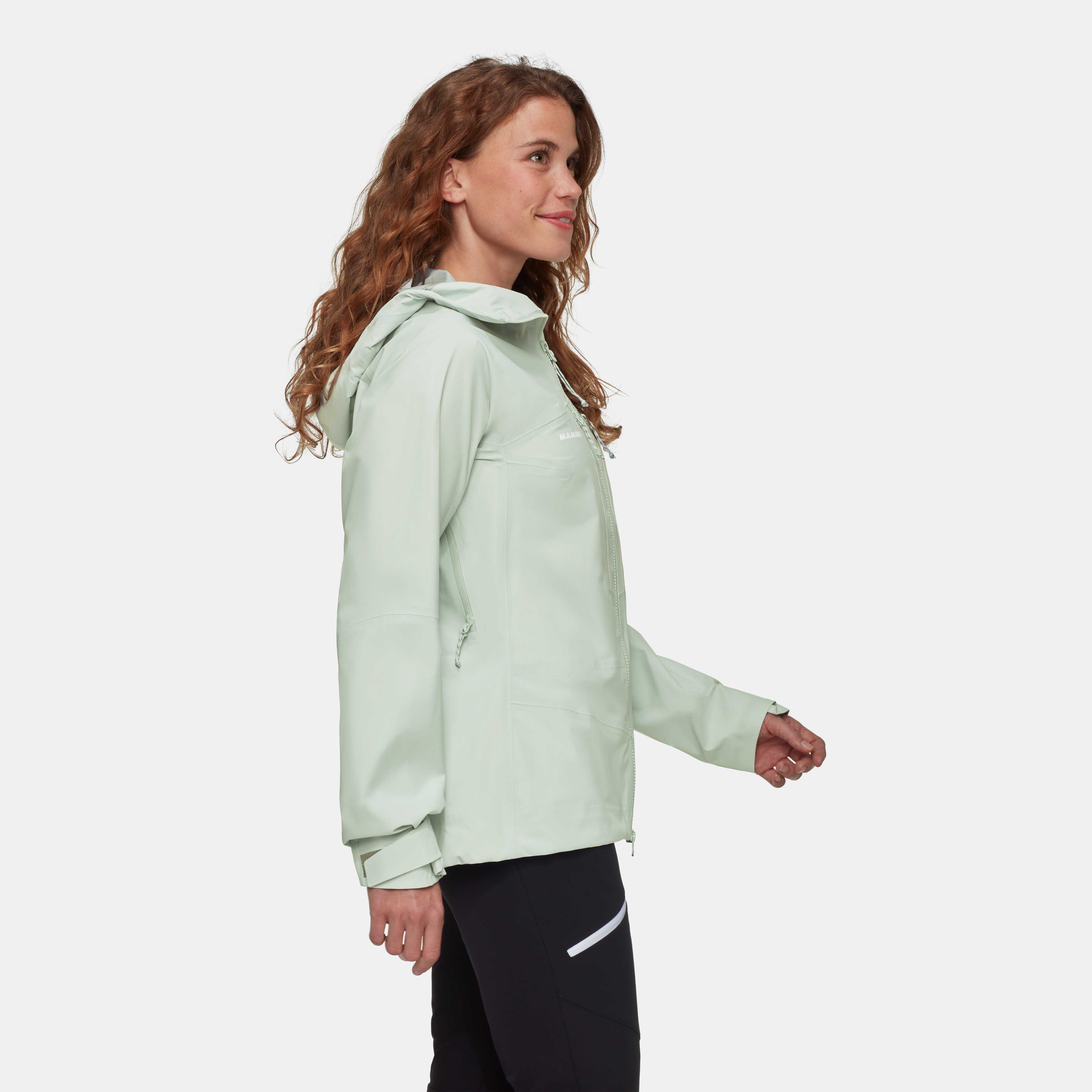 Mammut Taiss HS Hooded Jacket Women, silver sage - Silver sage