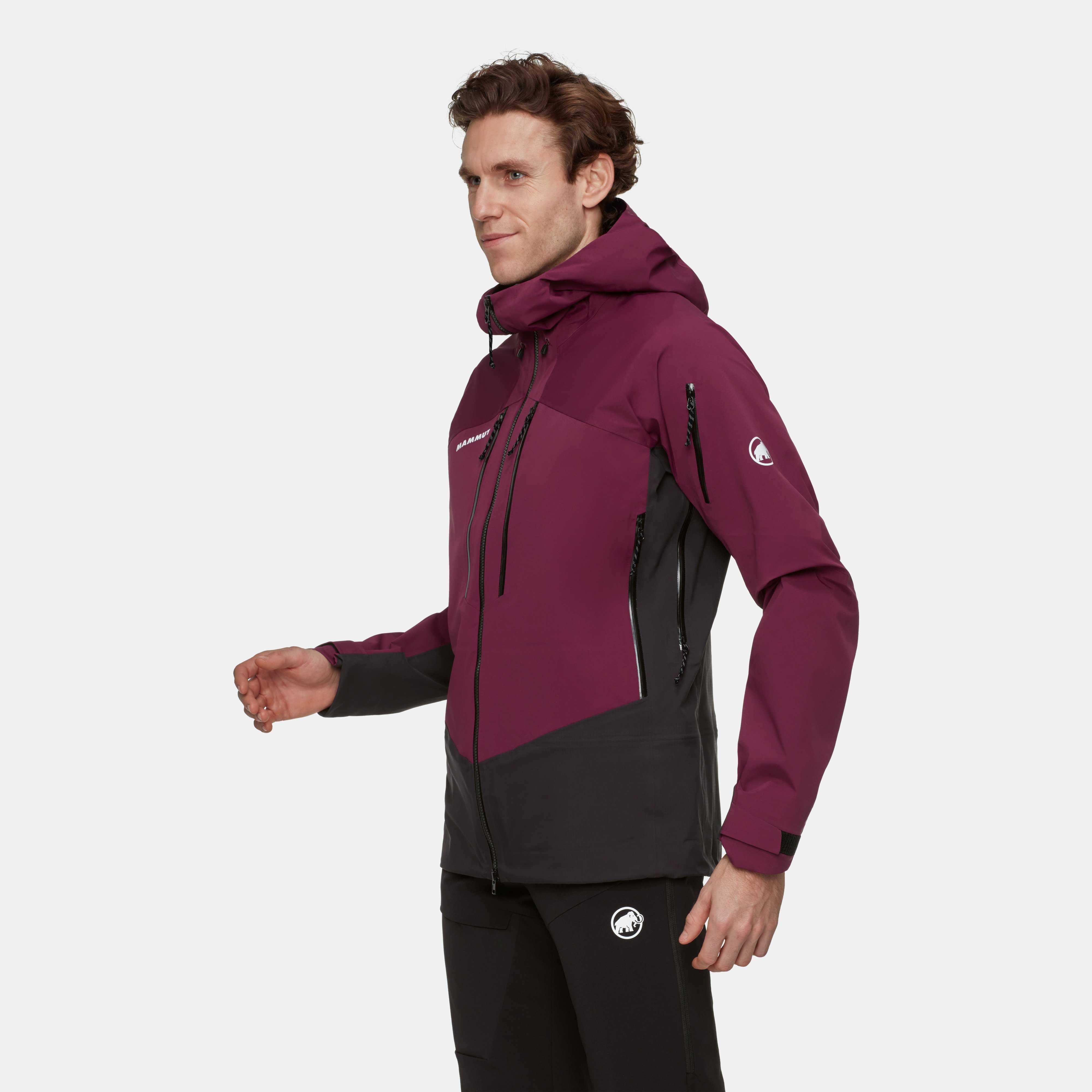 Mammut Taiss Pro HS Hooded Jacket Men, vin-black - Vin-black