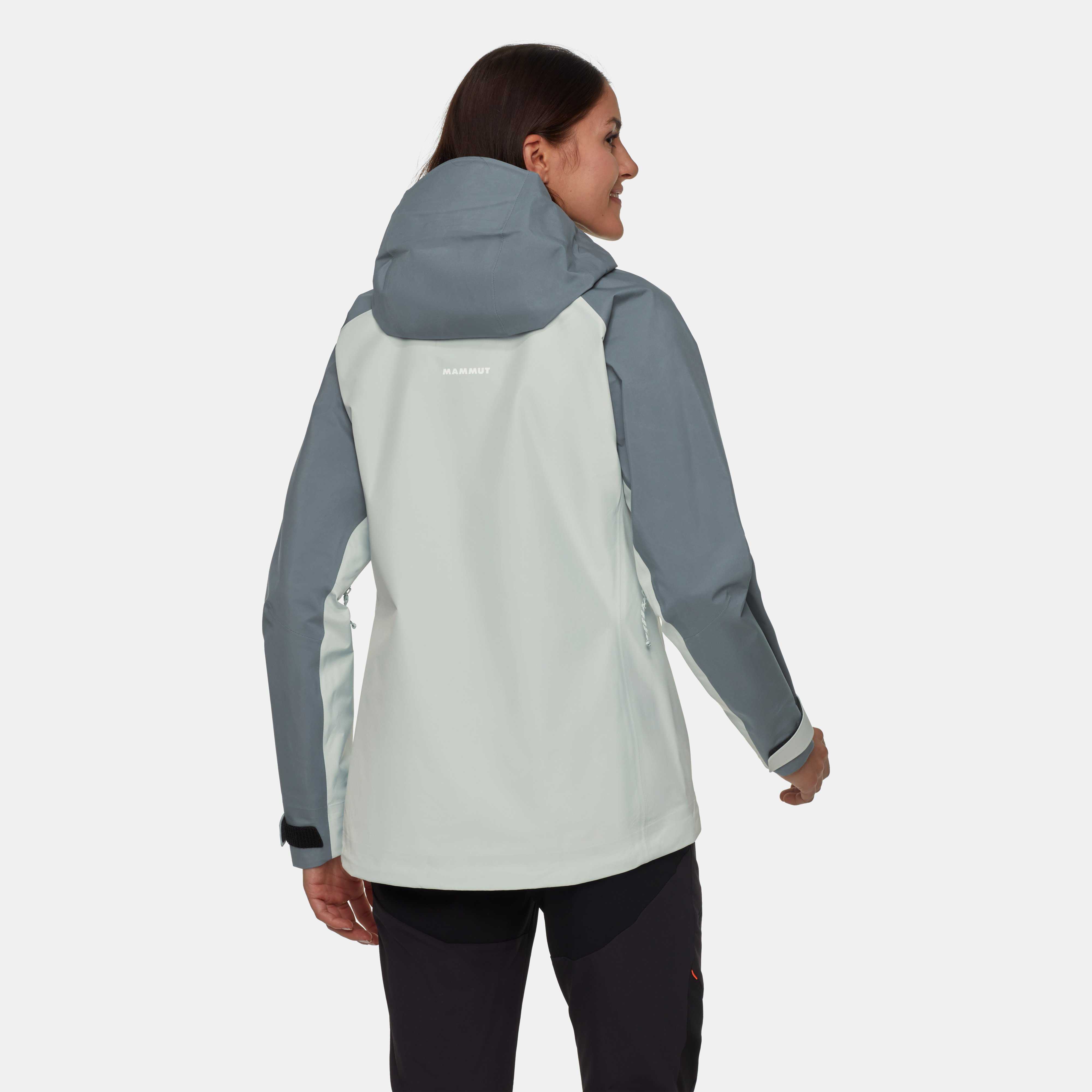 Mammut Crater IV HS Hooded Jacket Women, silver sage-strata - Silver sage-strata