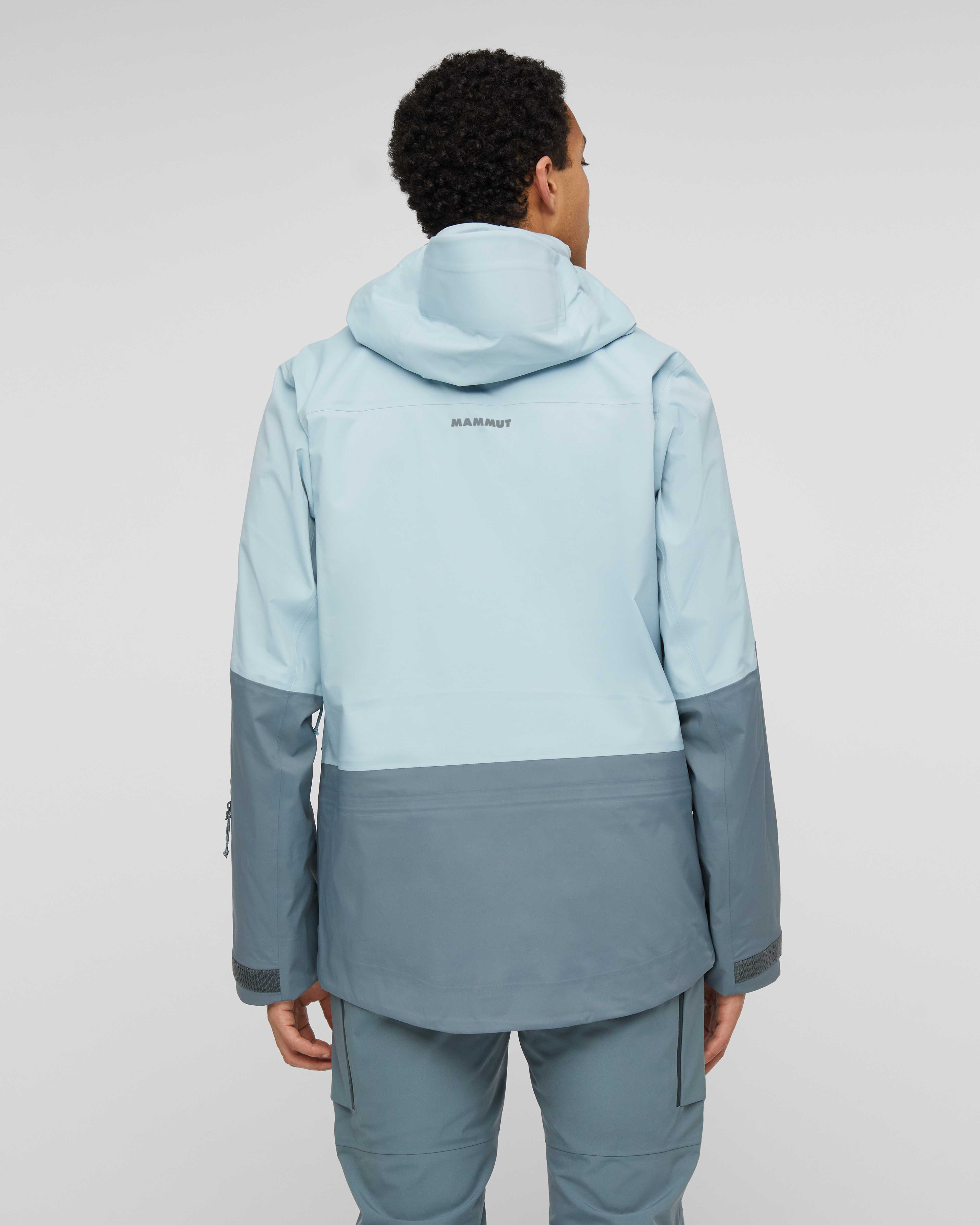 Mammut Haldigrat HS Hooded Jacket Men, nebla-strata - Nebla-strata - Model back view