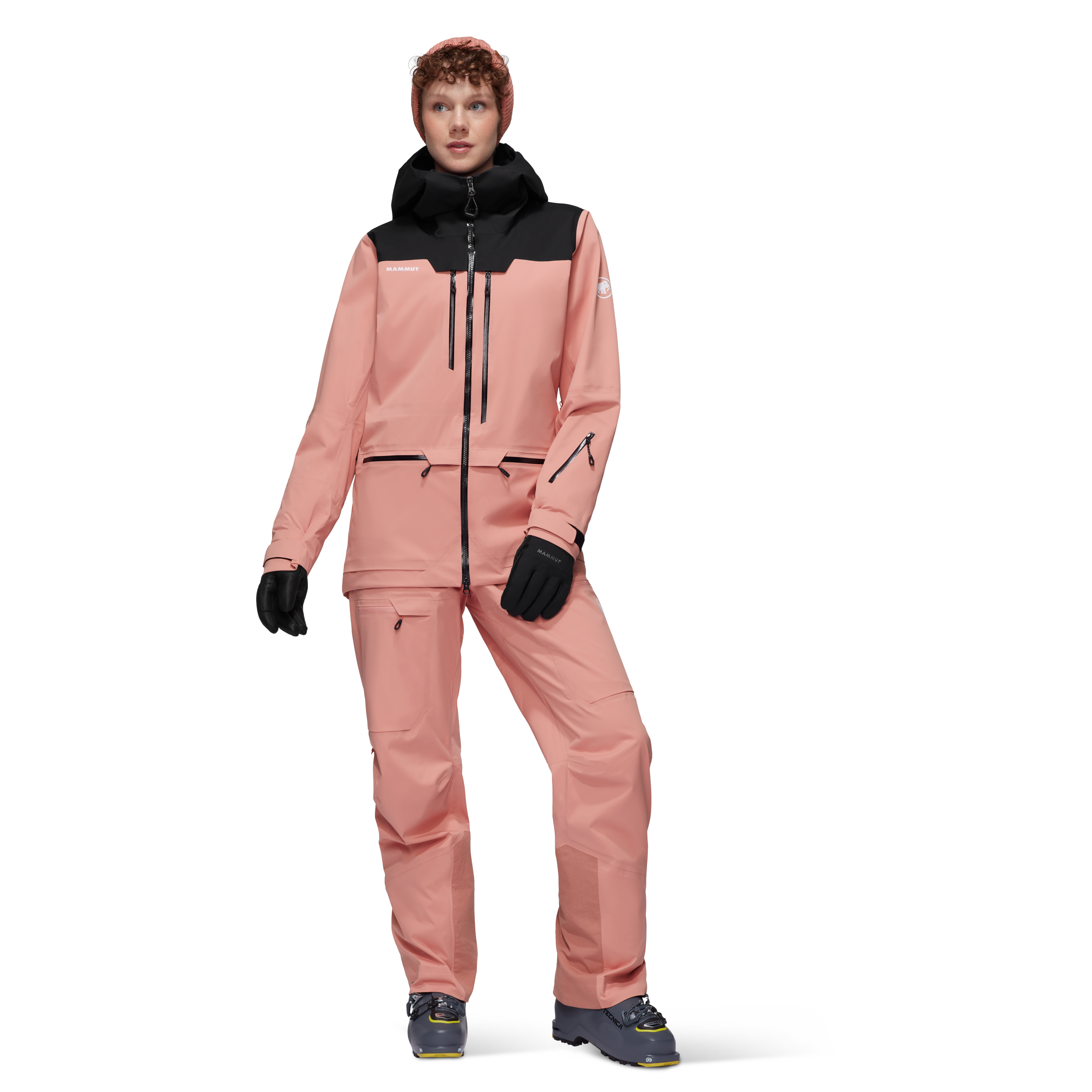 Mammut Haldigrat HS Hooded Jacket Women, quartz dust-black - Quartz dust-black