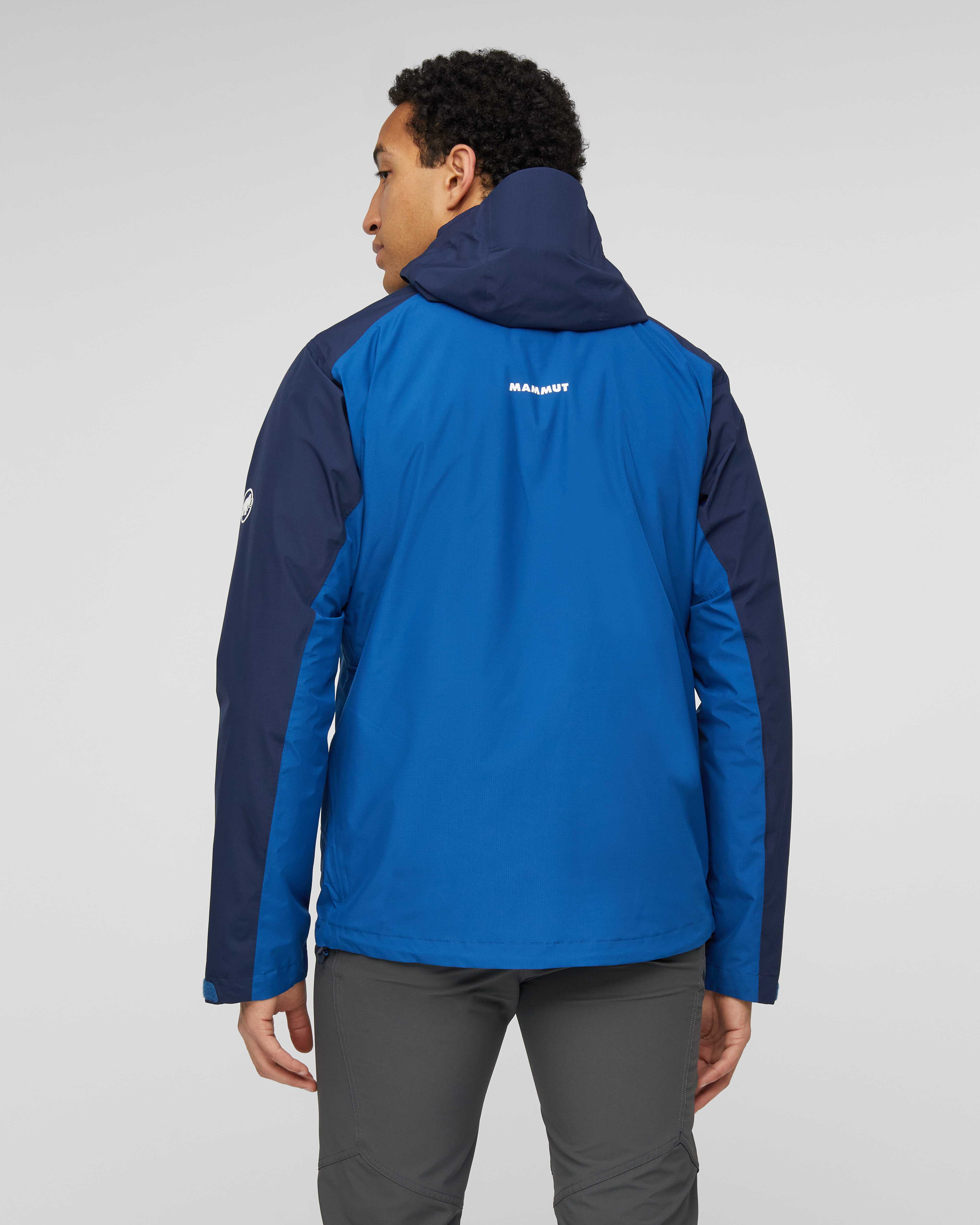 Mammut Alto Light 3 in 1 HS Hooded Jacket Men, tschiel-marine - Tschiel-marine - Model back view
