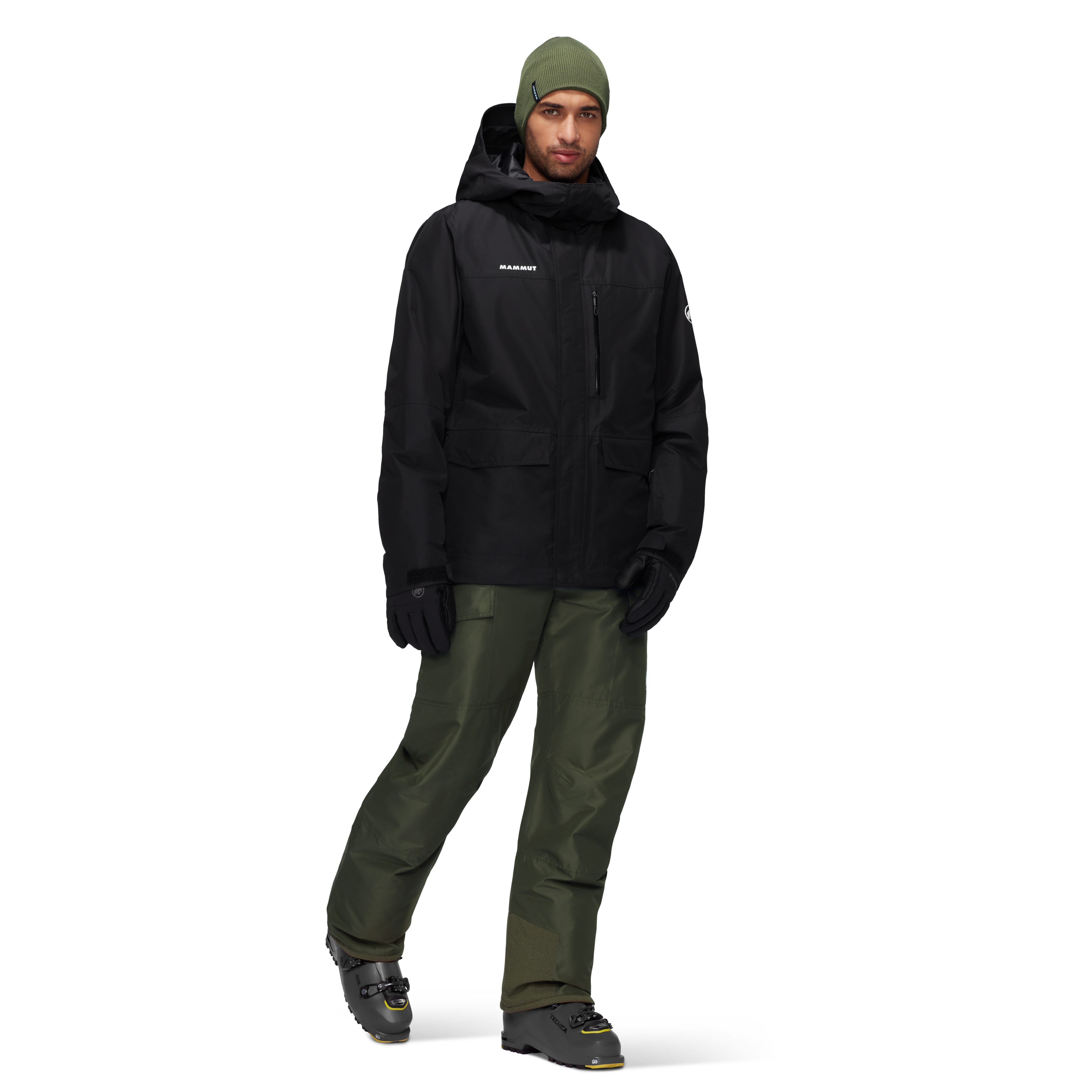 Mammut Fall Line HS Thermo Hooded Jacket Men, black - Black