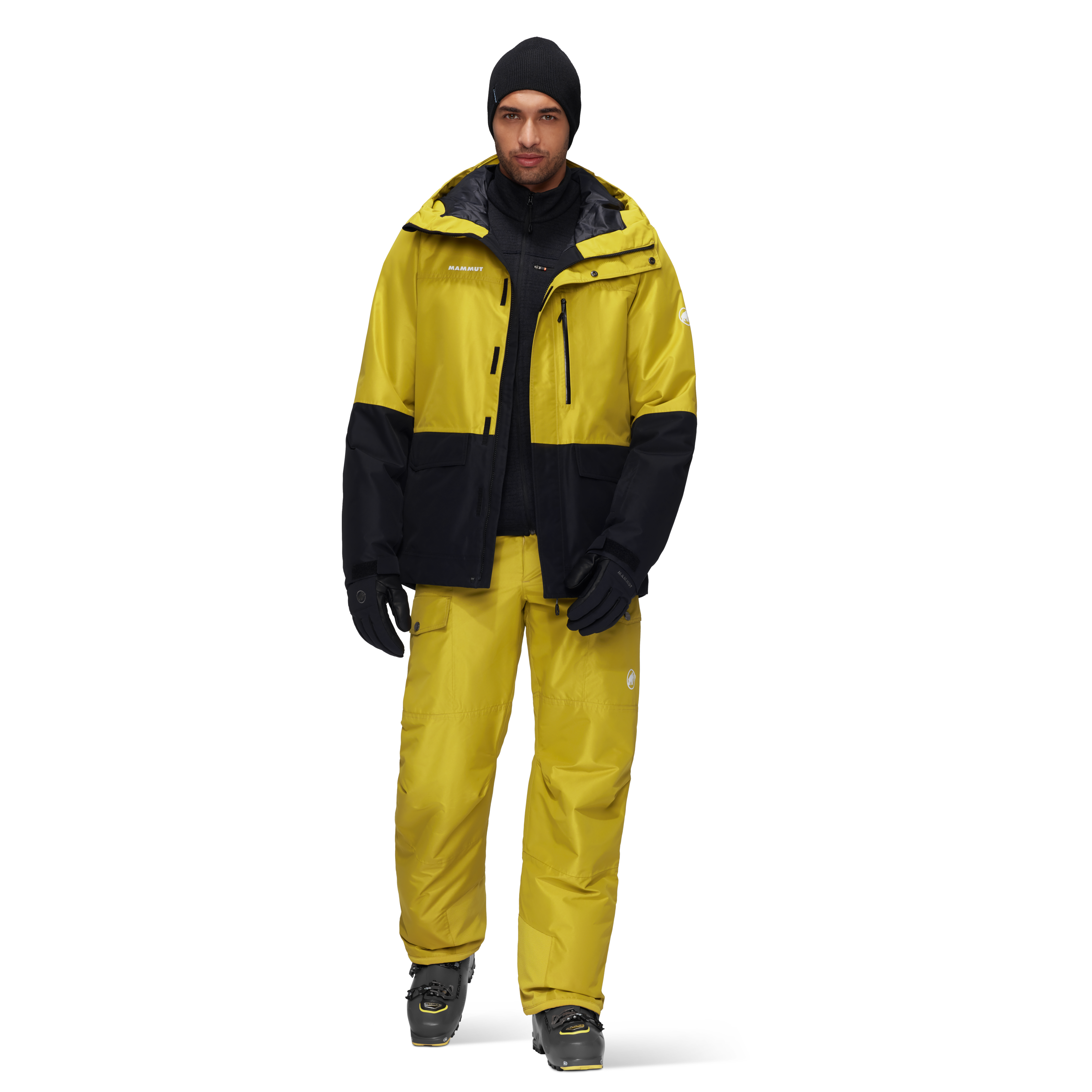 Mammut Fall Line HS Thermo Hooded Jacket Men, aura-black - Aura-black