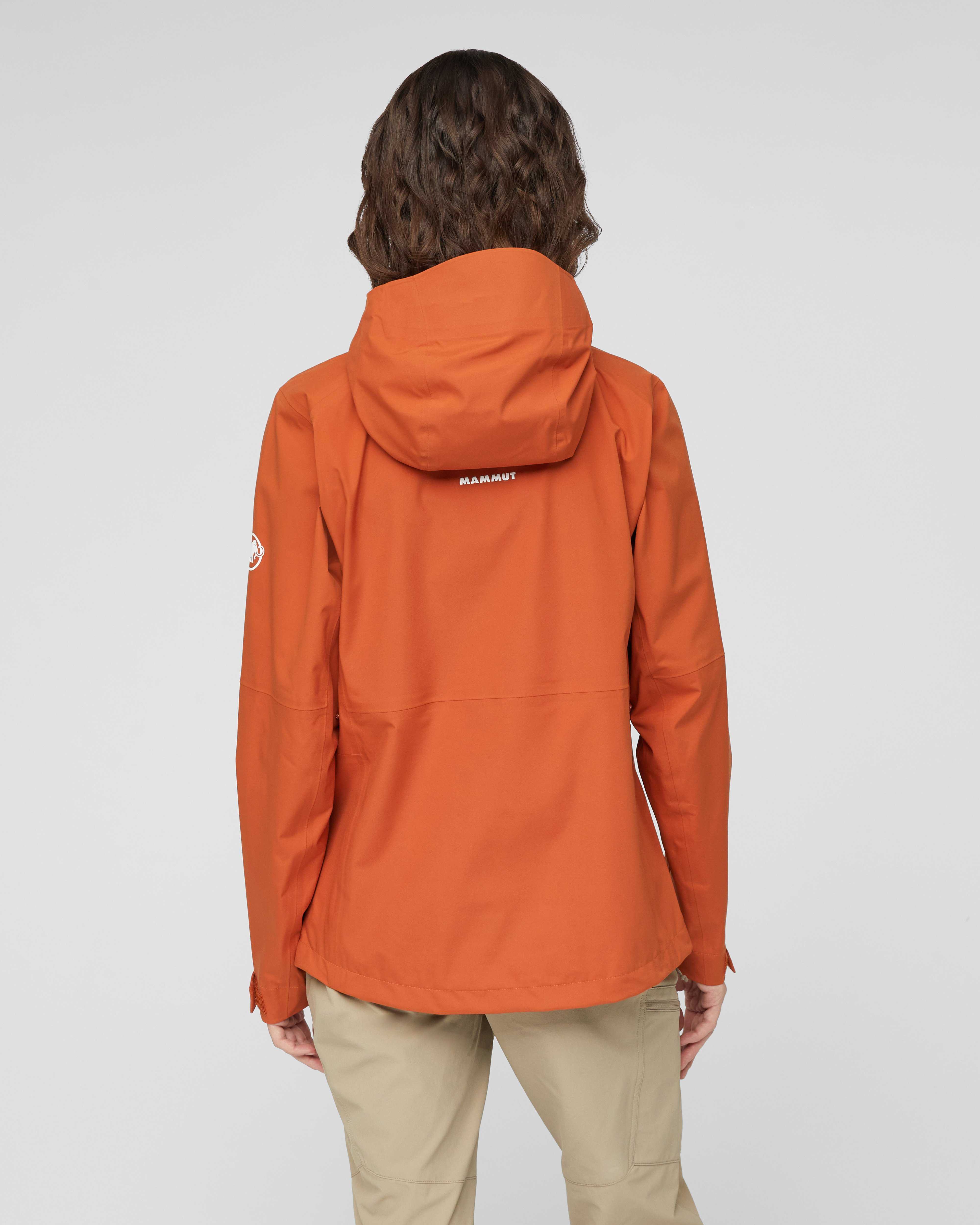 Mammut Linard Guide HS Hooded Jacket Women, autumn larice - Autumn larice - Model back view