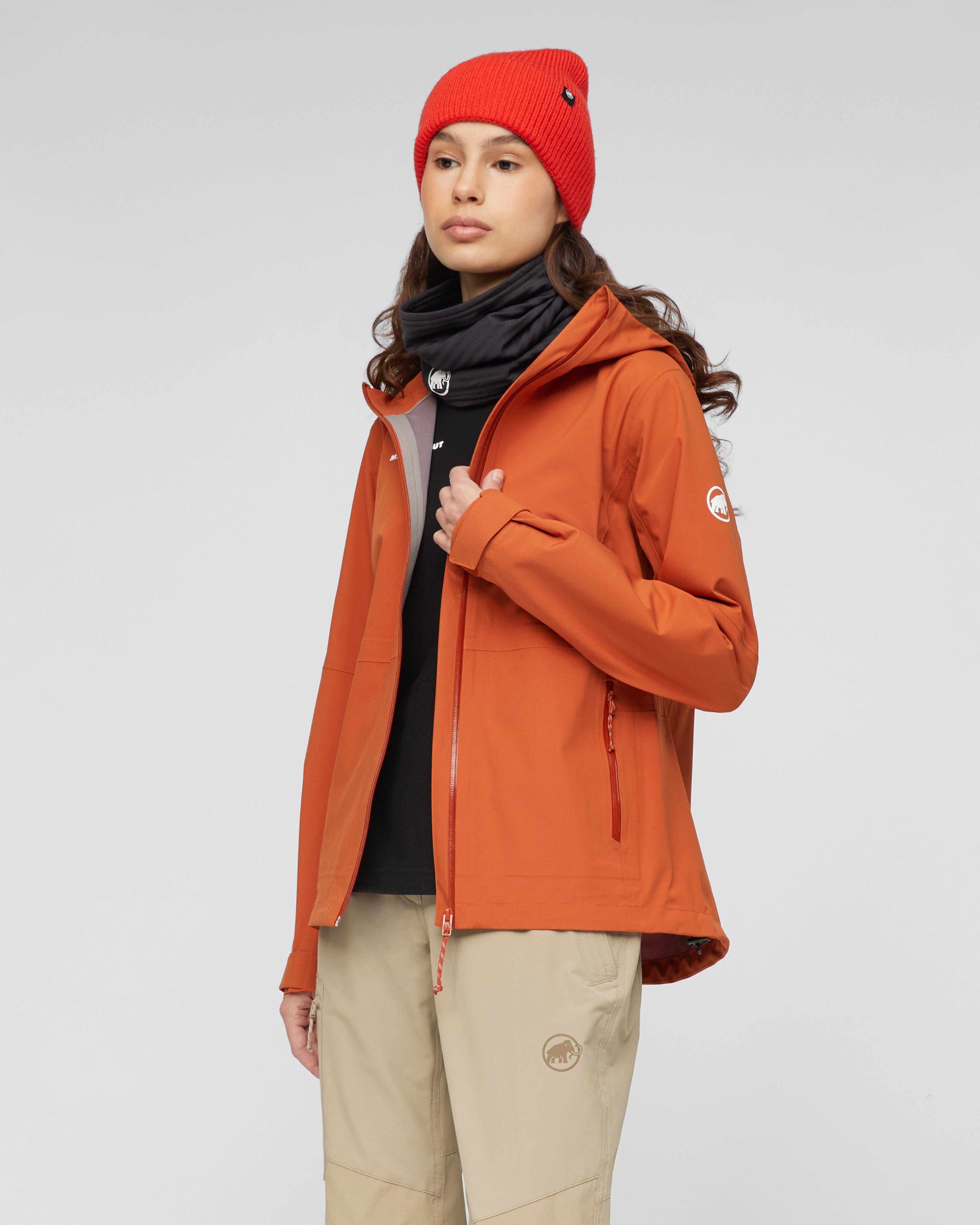 Mammut Linard Guide HS Hooded Jacket Women, autumn larice - Autumn larice - Outdoor view