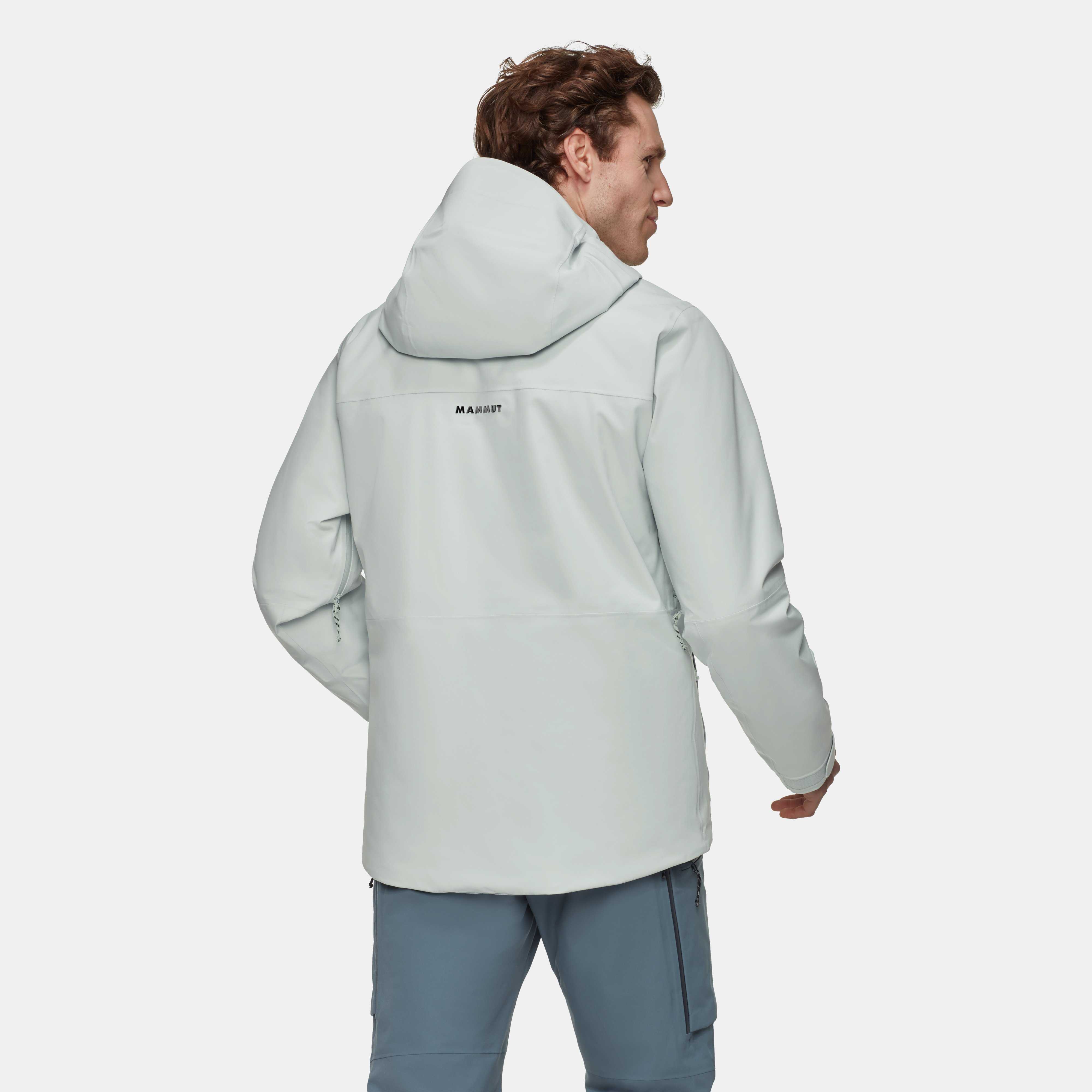Mammut Stoney HS Thermo Hooded Jacket Men, silver sage-strata - Silver sage-strata
