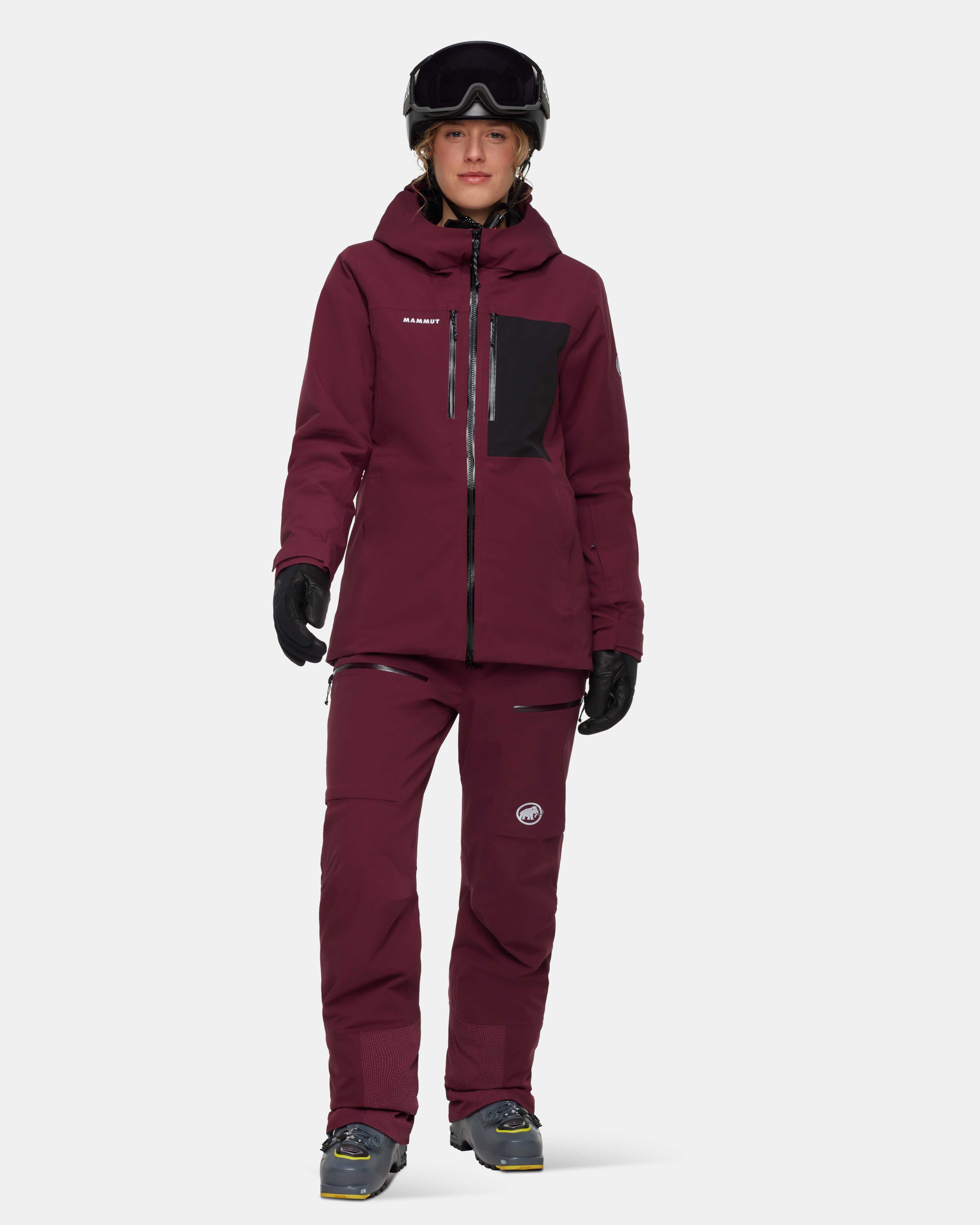 Mammut Stoney HS Thermo Hooded Jacket Women, vin-black - Vin-black