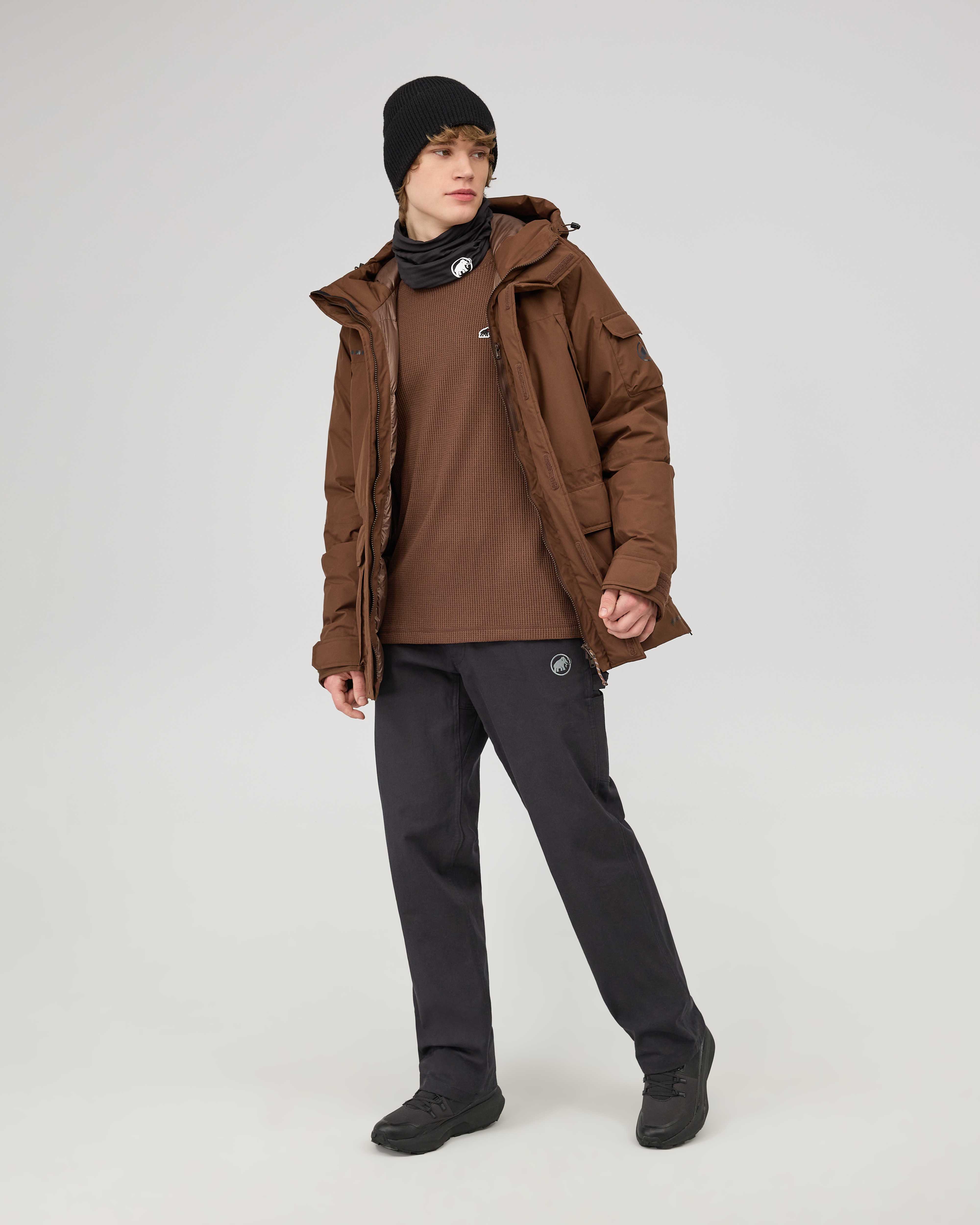 Mammut Obelisk Gore-Tex HS Thermo Coat Men, soil - Soil - Outdoor view