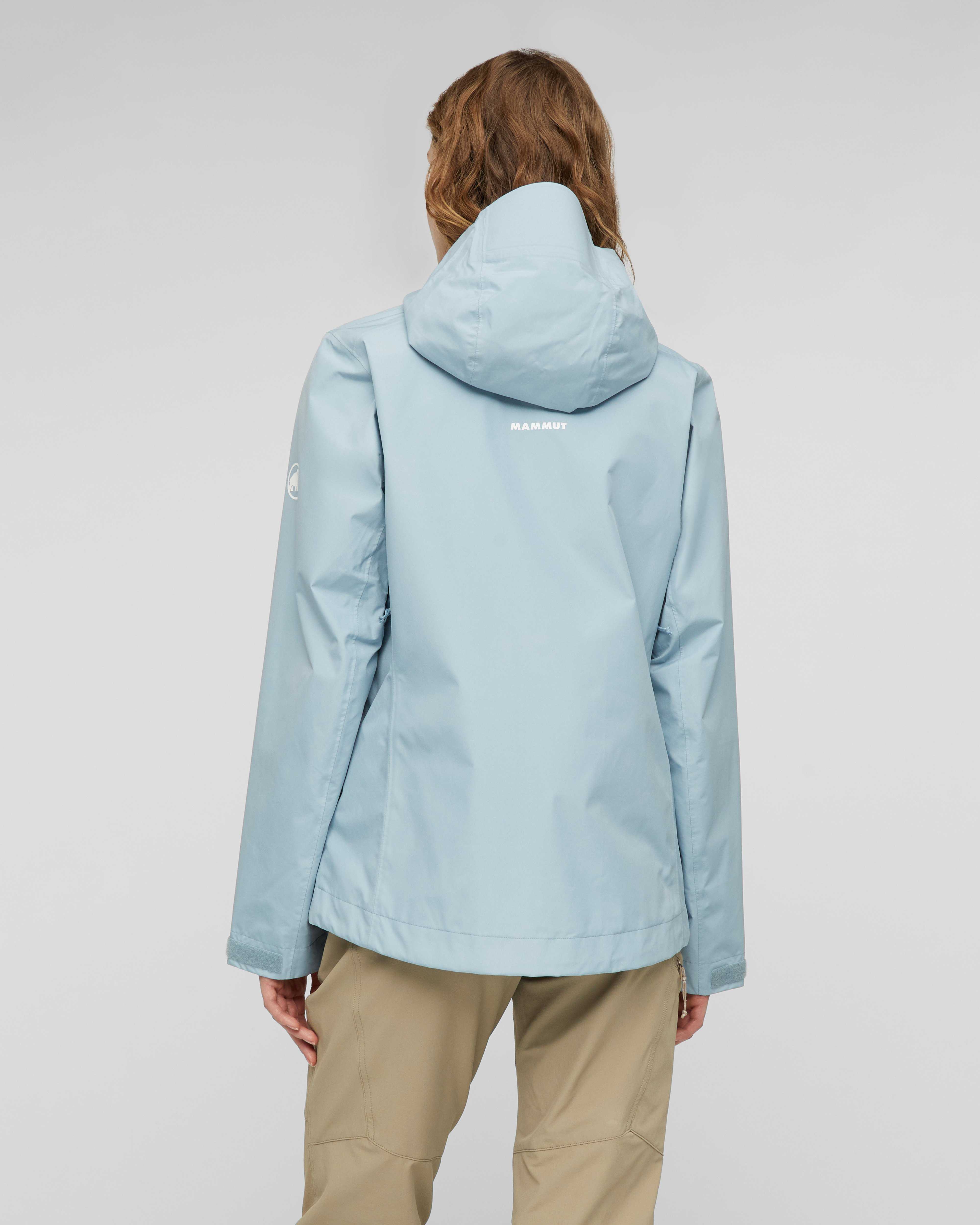 Mammut Treeline HS Hooded Jacket Women, nebla - Nebla - Model back view