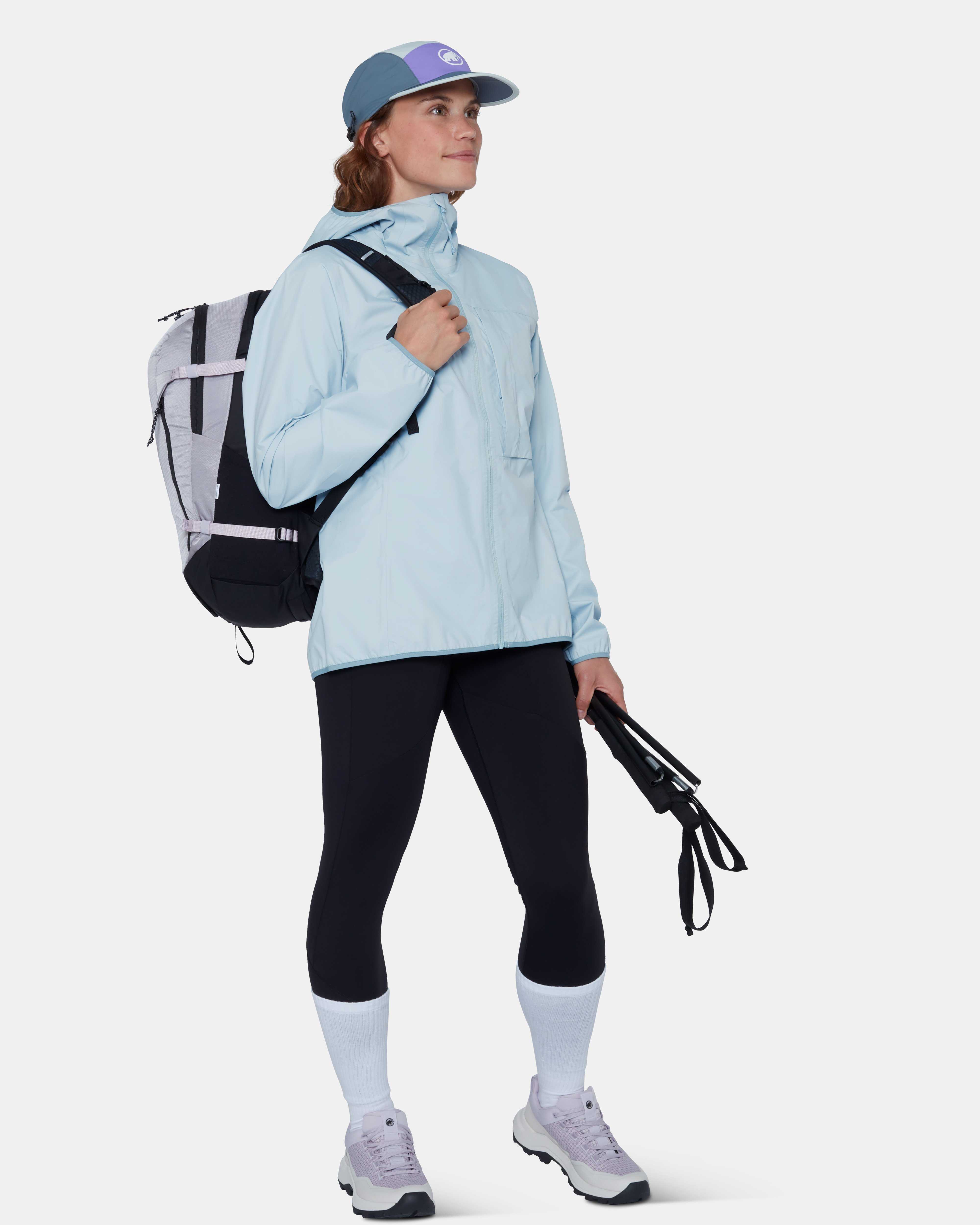 Mammut Ducan Light HS Hooded Jacket Women, nebla - Nebla