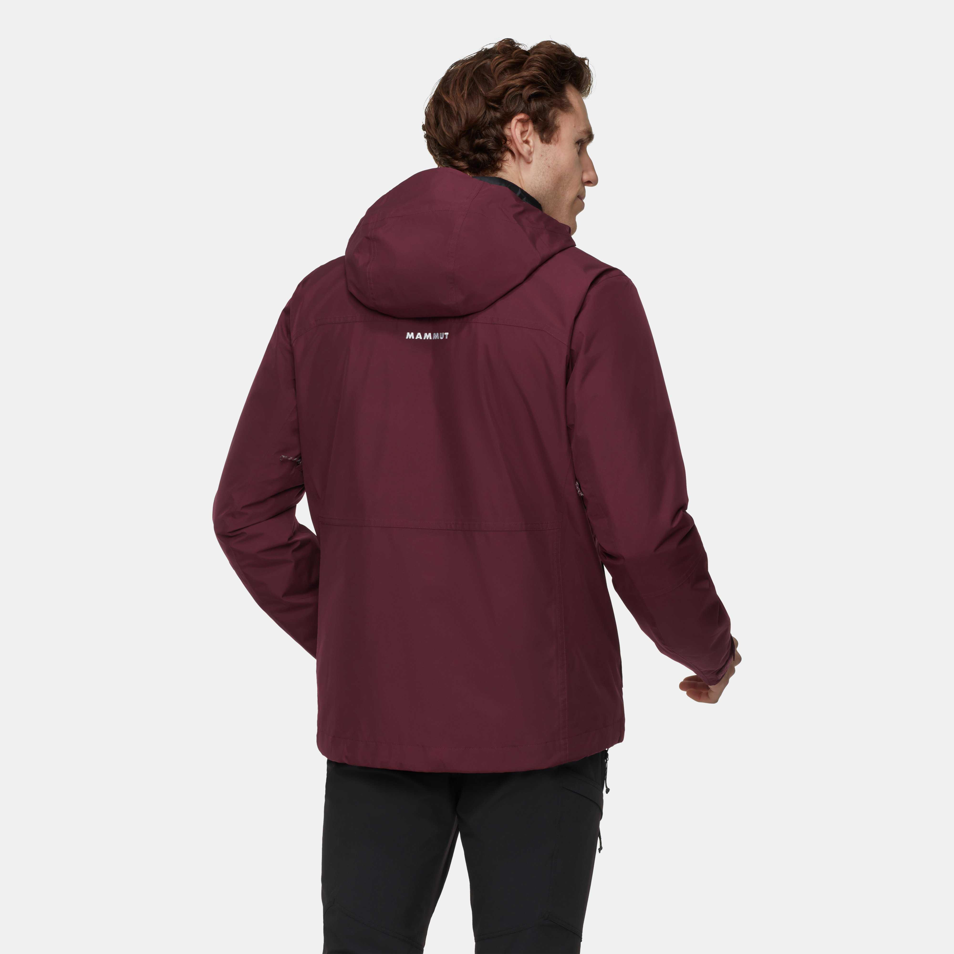 Mammut Treeline 3 in 1 HS Hooded Jacket Men, vin-black - Vin-black