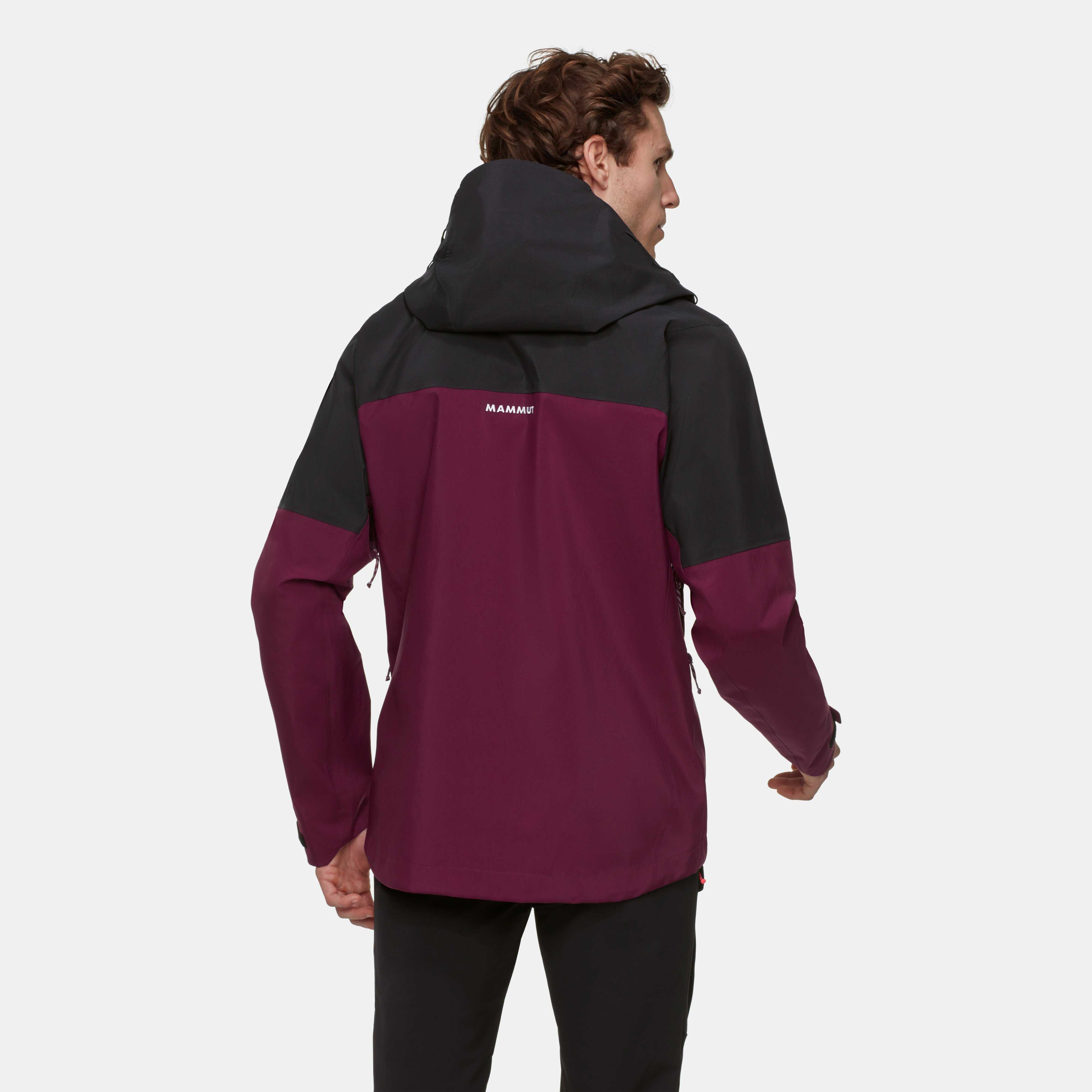 Mammut Crater Pro HS Hooded Jacket Men, vin-black - Vin-black