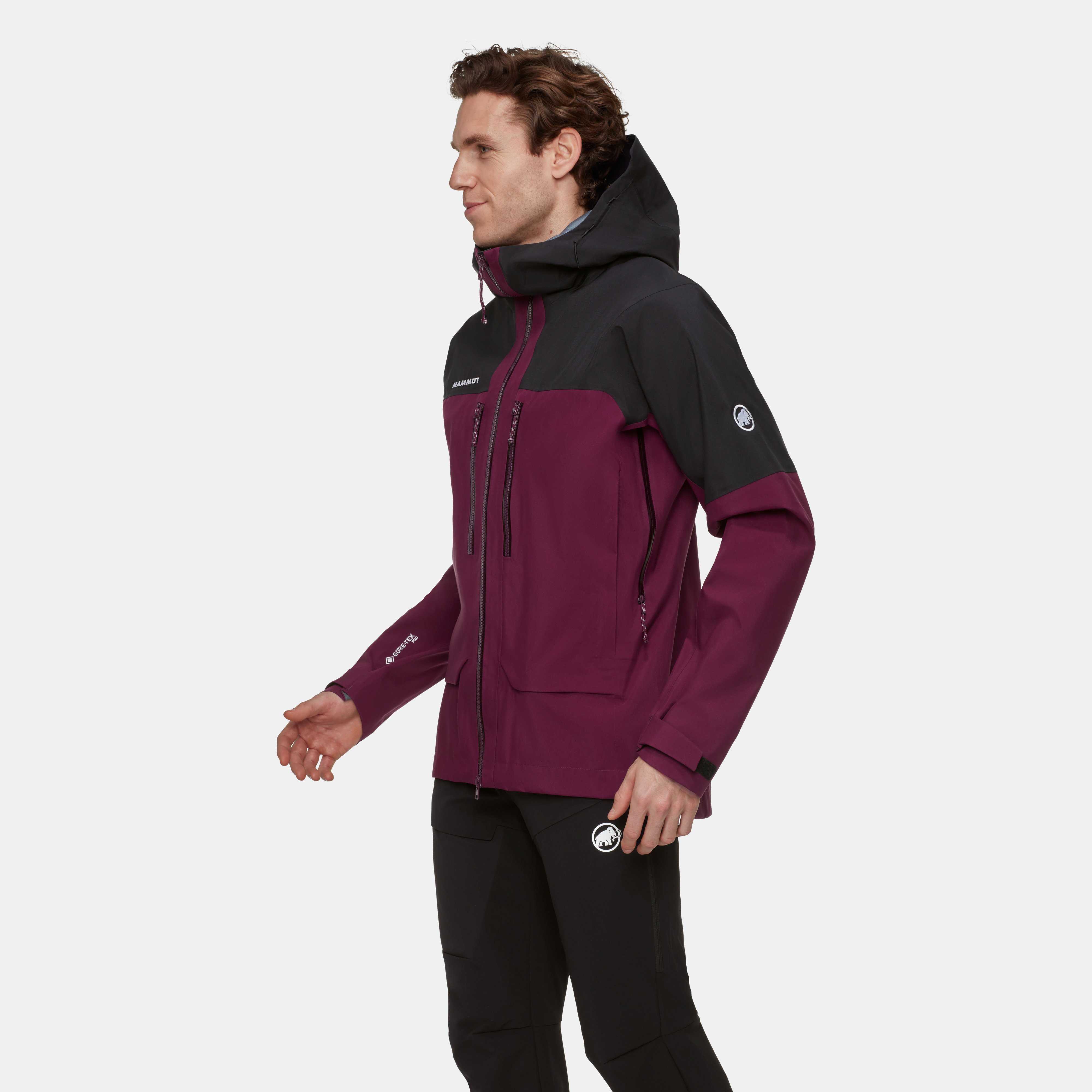 Mammut Crater Pro HS Hooded Jacket Men, vin-black - Vin-black