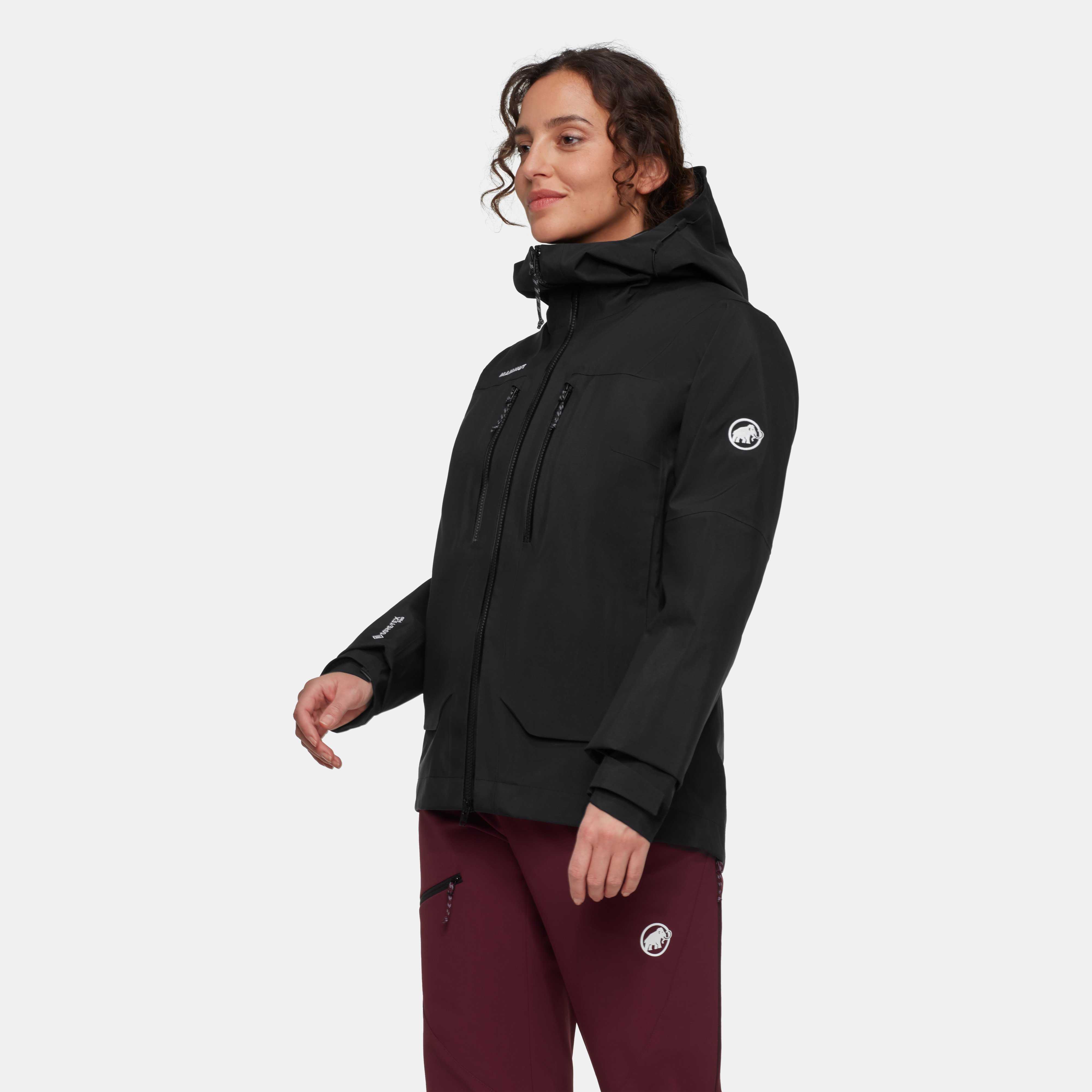 Mammut Crater Pro HS Hooded Jacket Women, black - Black