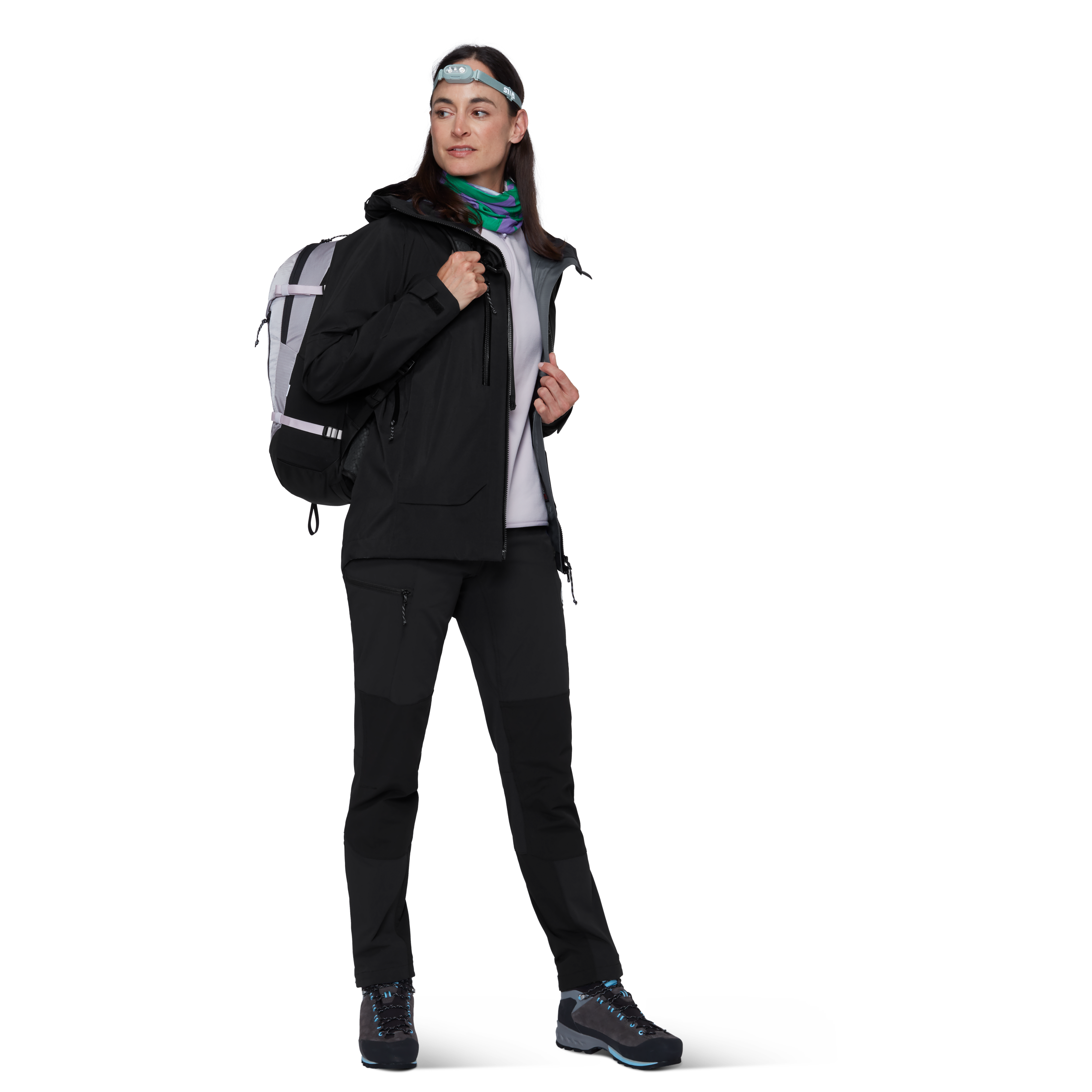 Mammut Crater Pro HS Hooded Jacket Women, black - Black