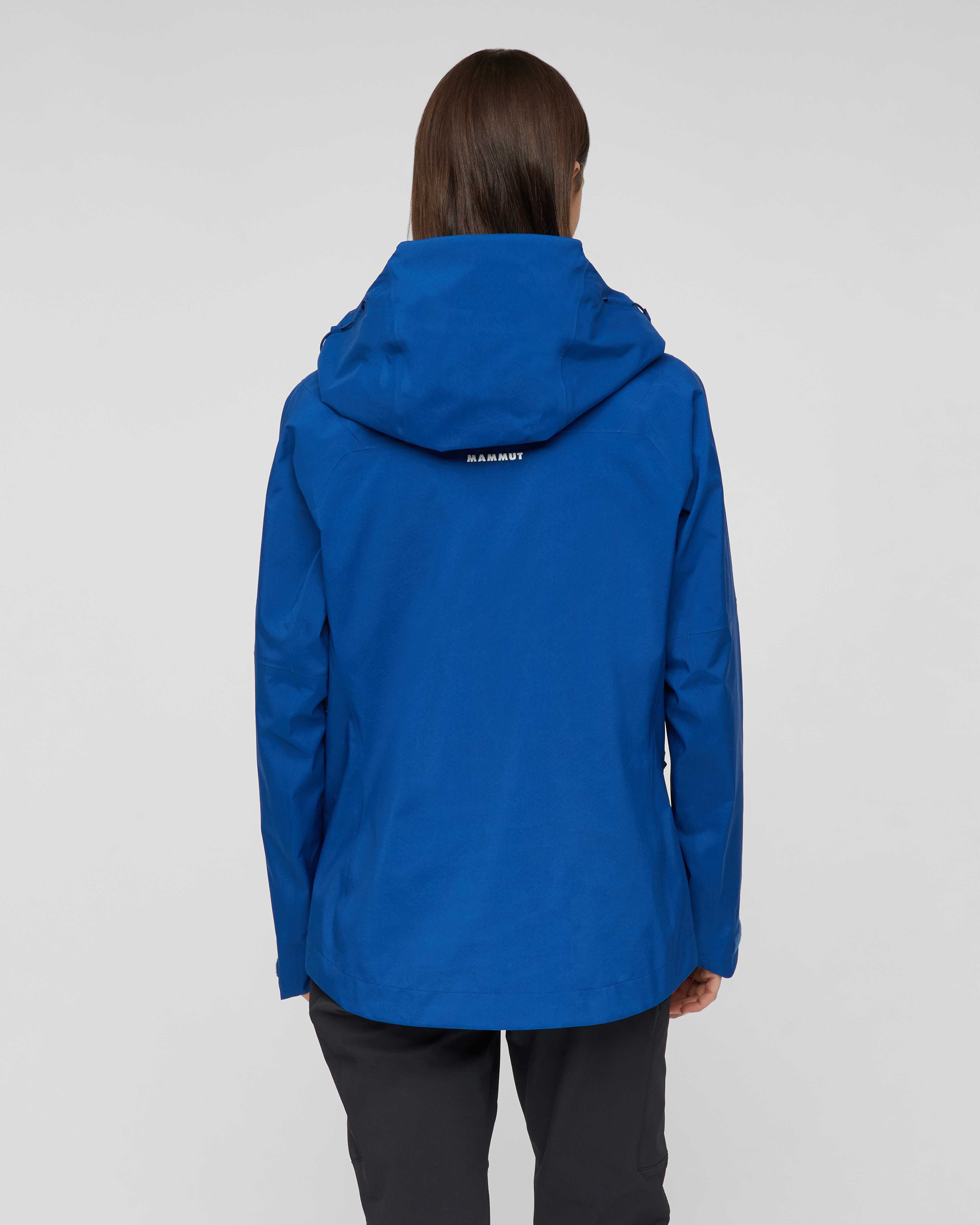 Mammut Crater Pro HS Hooded Jacket Women, tschiel - Tschiel - Model back view
