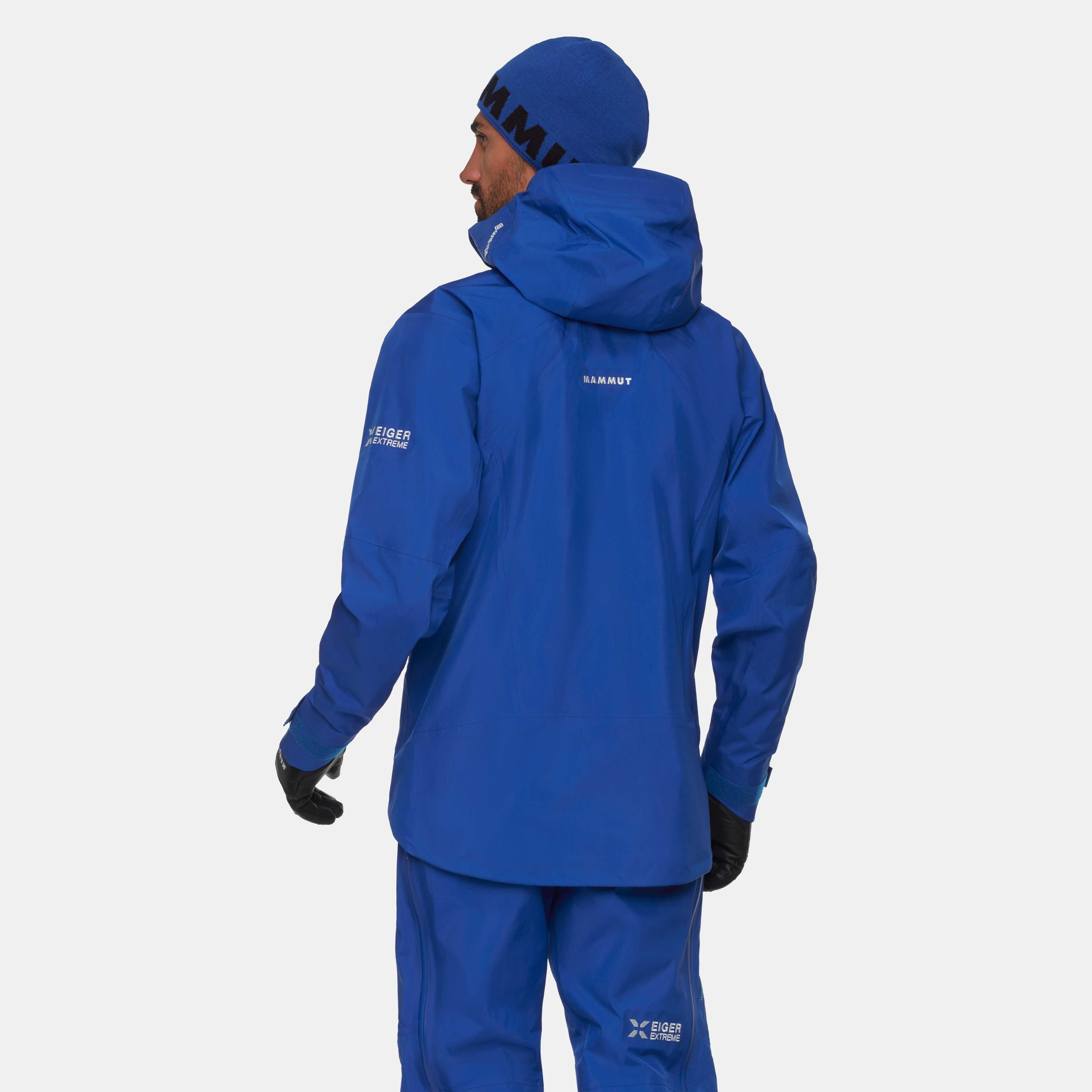 Mammut Eiger Nordwand Advanced HS Hooded Jacket Men, eiger blue - Eiger blue