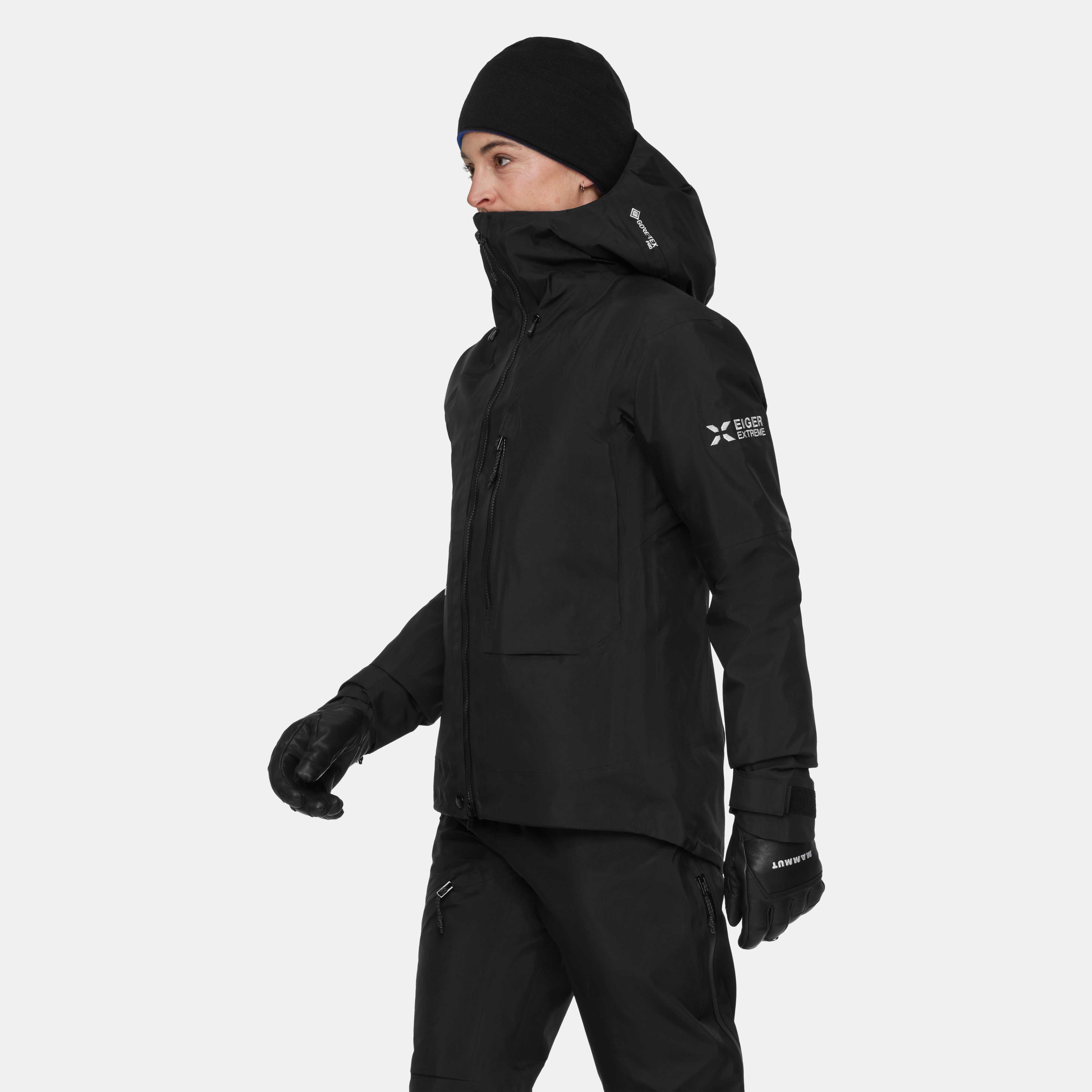 Mammut Eiger Nordwand Advanced HS Hooded Jacket Women, black - Black
