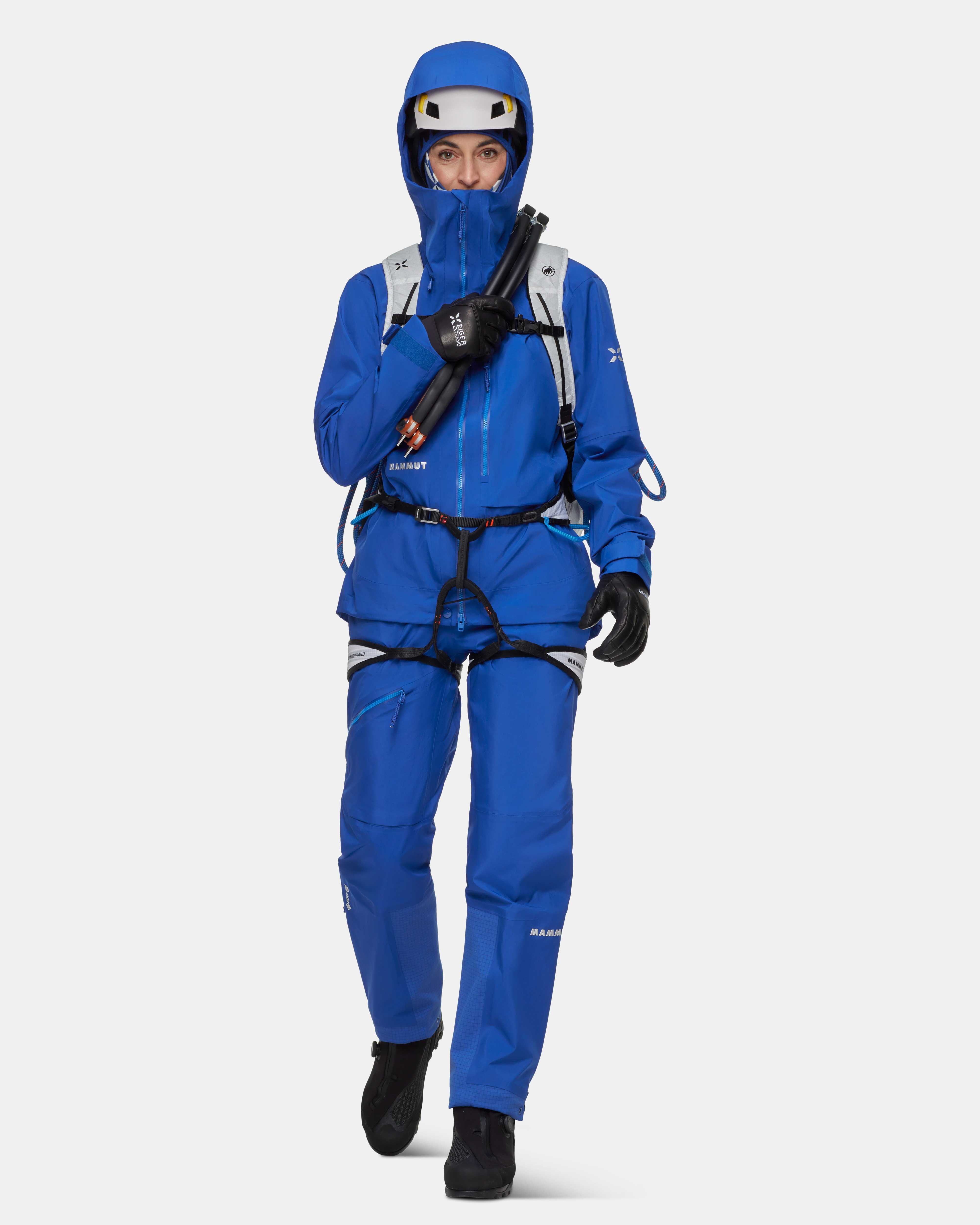 Mammut Eiger Nordwand Advanced HS Hooded Jacket Women, eiger blue - Eiger blue