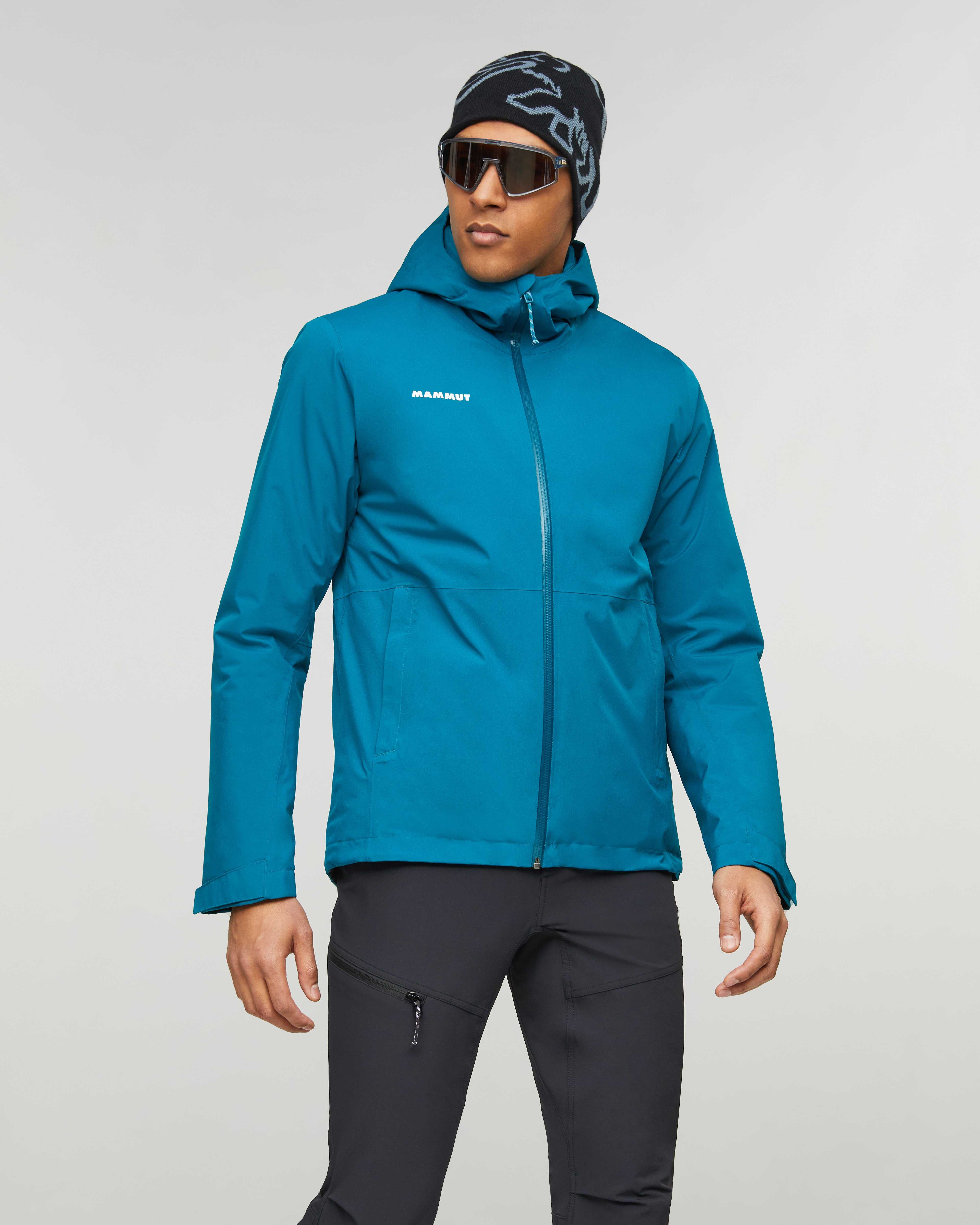 Mammut Linard HS Thermo Hooded Jacket Men, deep teal - Deep teal - Outdoor view