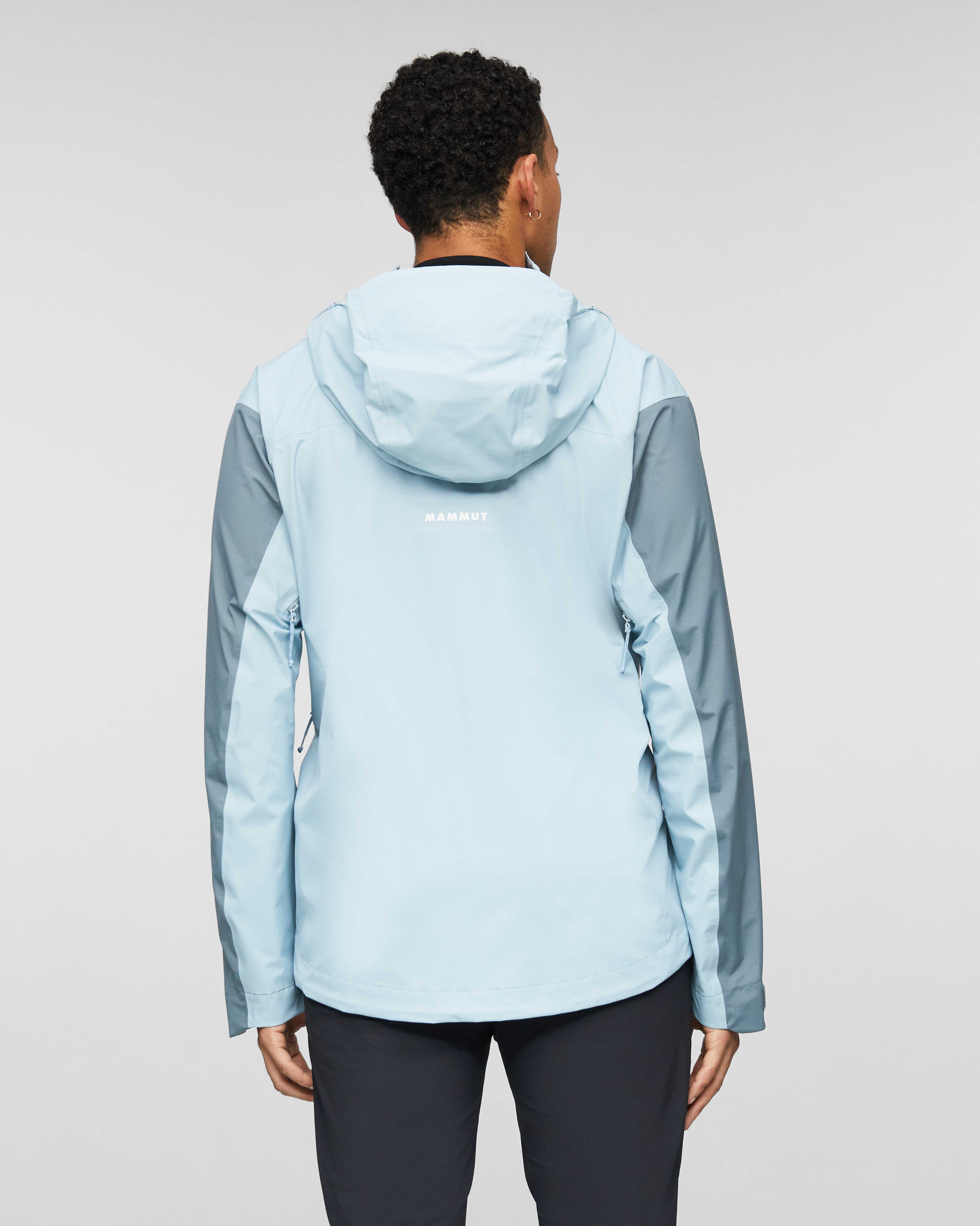 Mammut Taiss HS Hooded Jacket Men, nebla-strata - Nebla-strata - Model back view