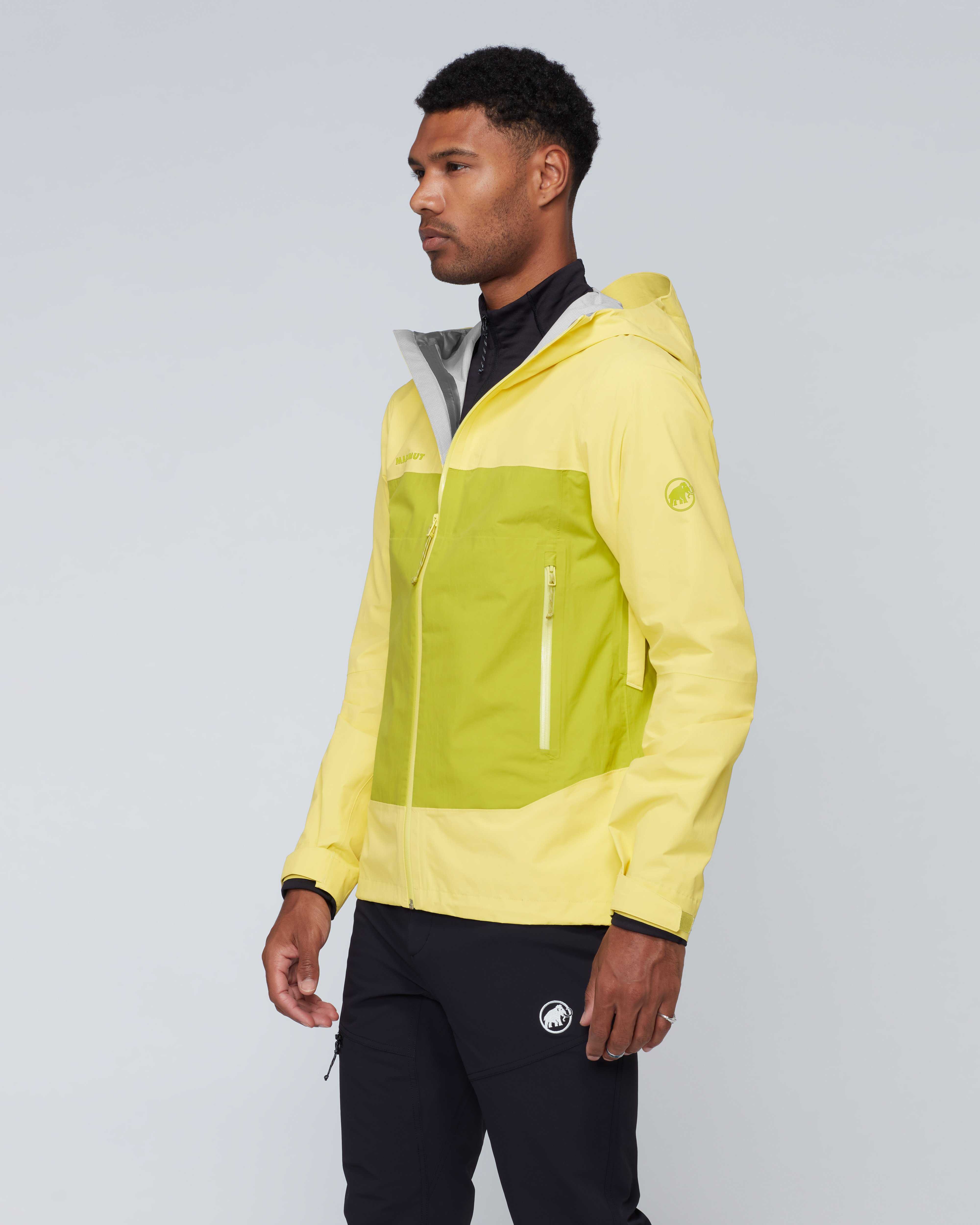 Mammut Crag HS Hooded Jacket Men, holunder-acacia - Holunder-acacia - Model side view
