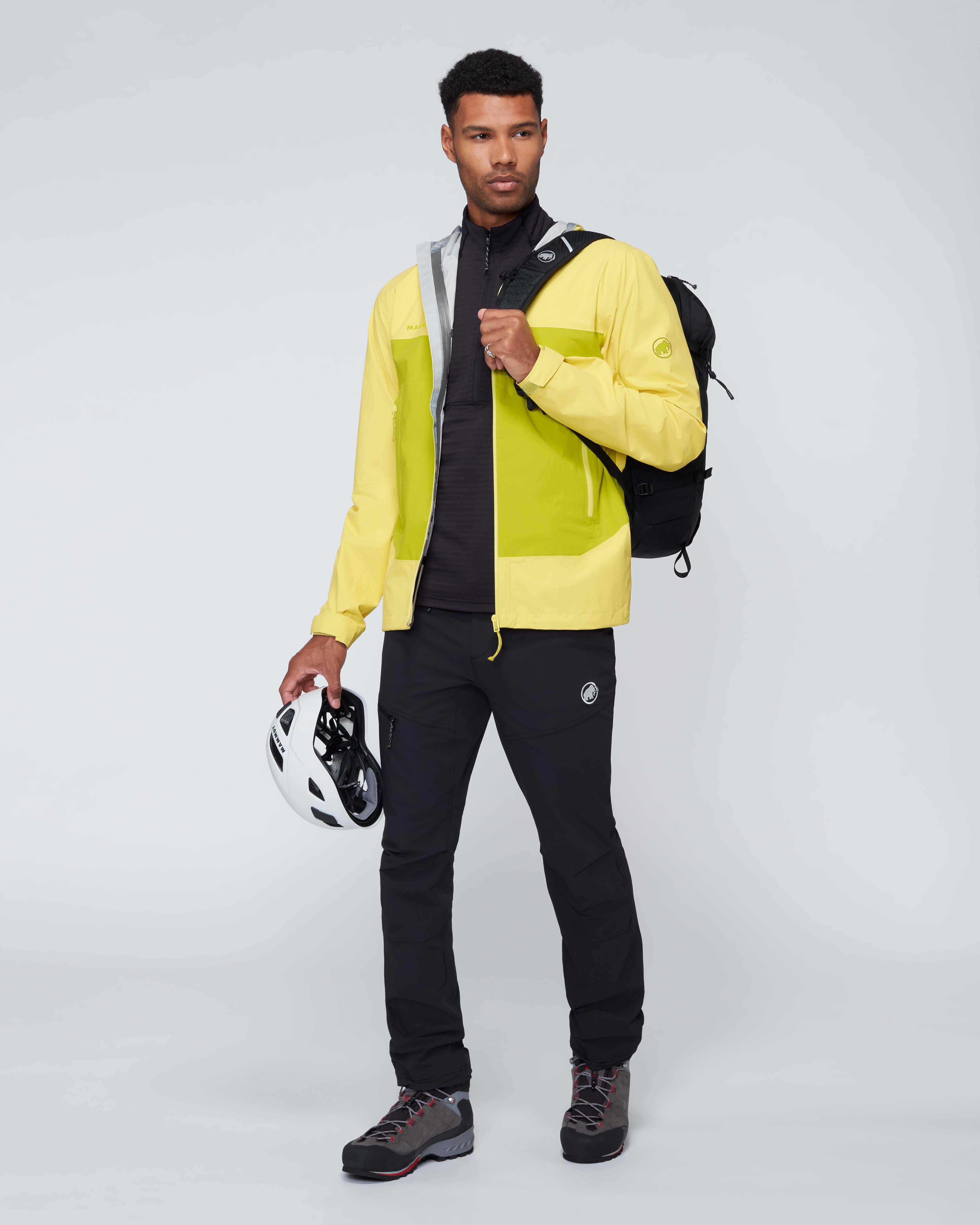 Mammut Crag HS Hooded Jacket Men, holunder-acacia - Holunder-acacia - Outdoor view