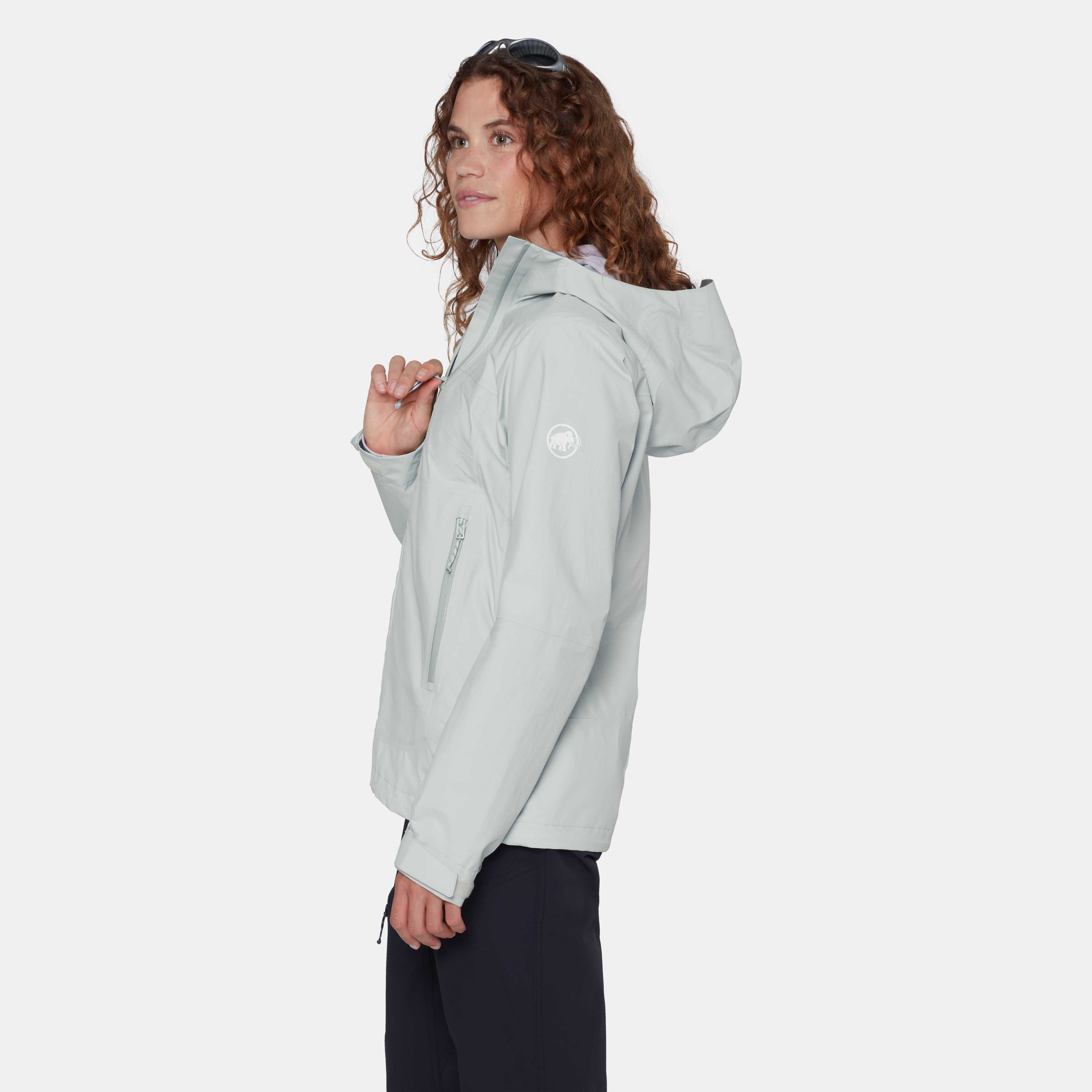 Mammut Crag HS Hooded Jacket Women, silver sage - Silver sage