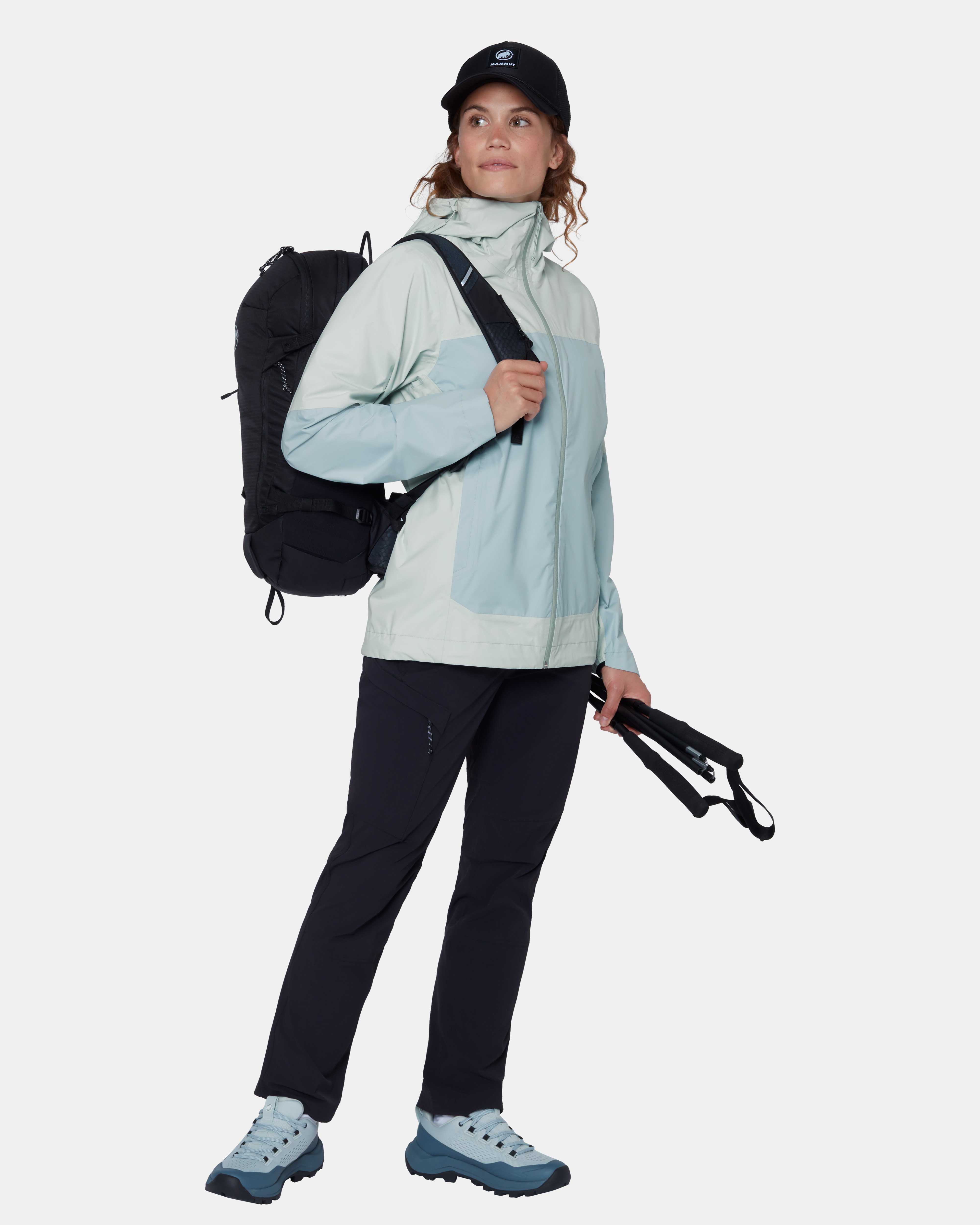 Mammut Ducan HS Hooded Jacket Women, silver sage-nebla - Silver sage-nebla