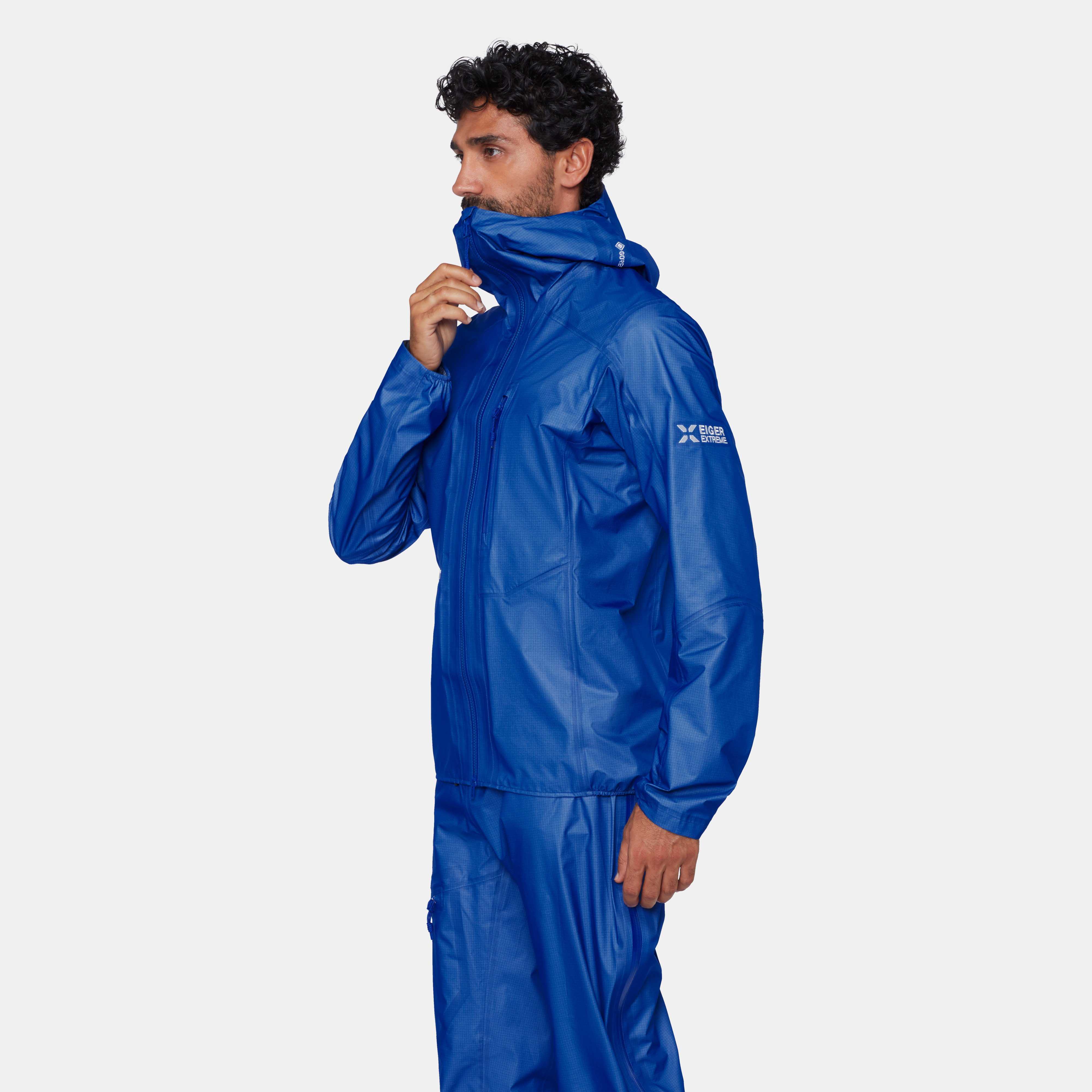 Mammut Eiger Nordwand Light HS Hooded Jacket Men, eiger blue - Eiger blue