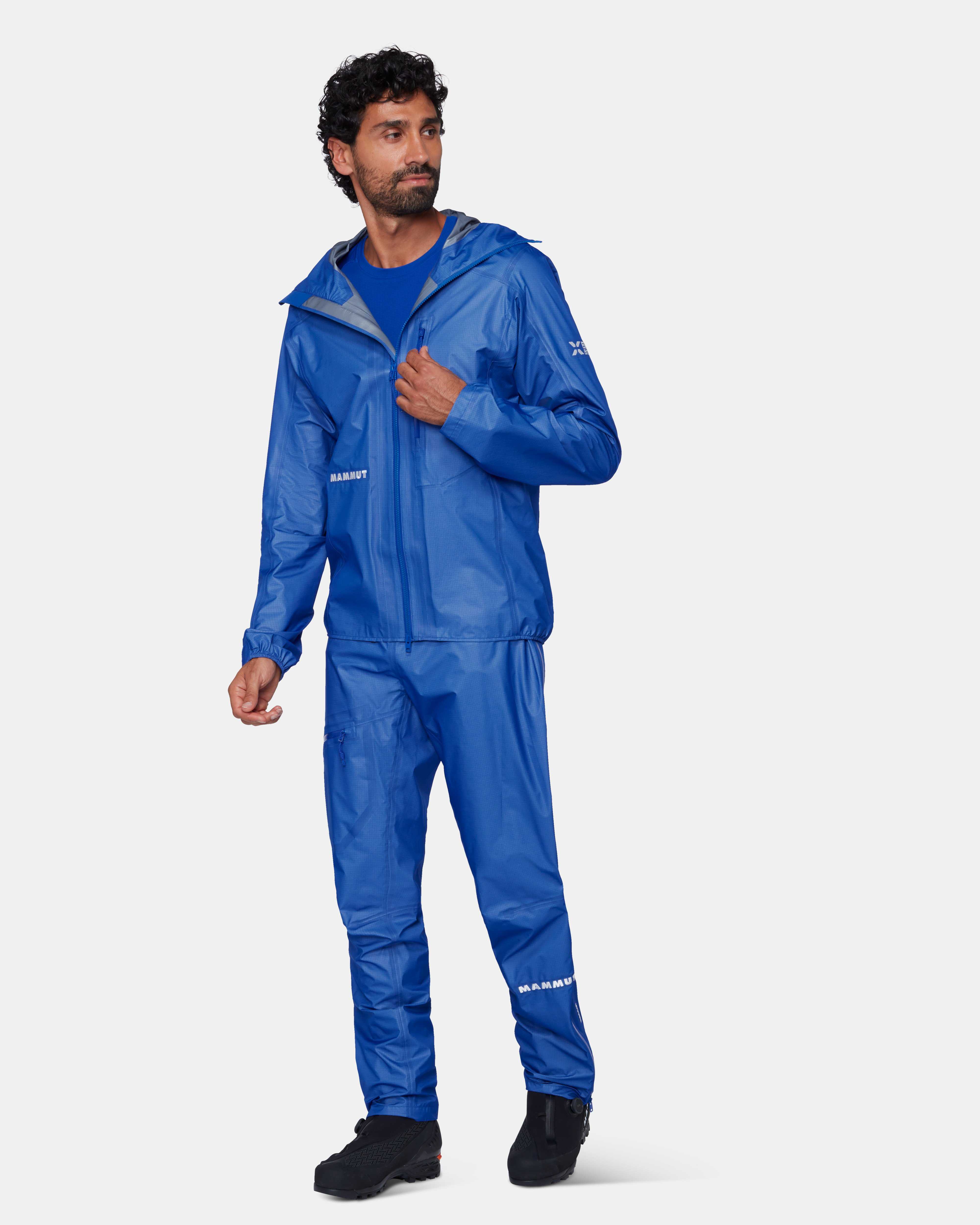 Mammut Eiger Nordwand Light HS Hooded Jacket Men, eiger blue - Eiger blue