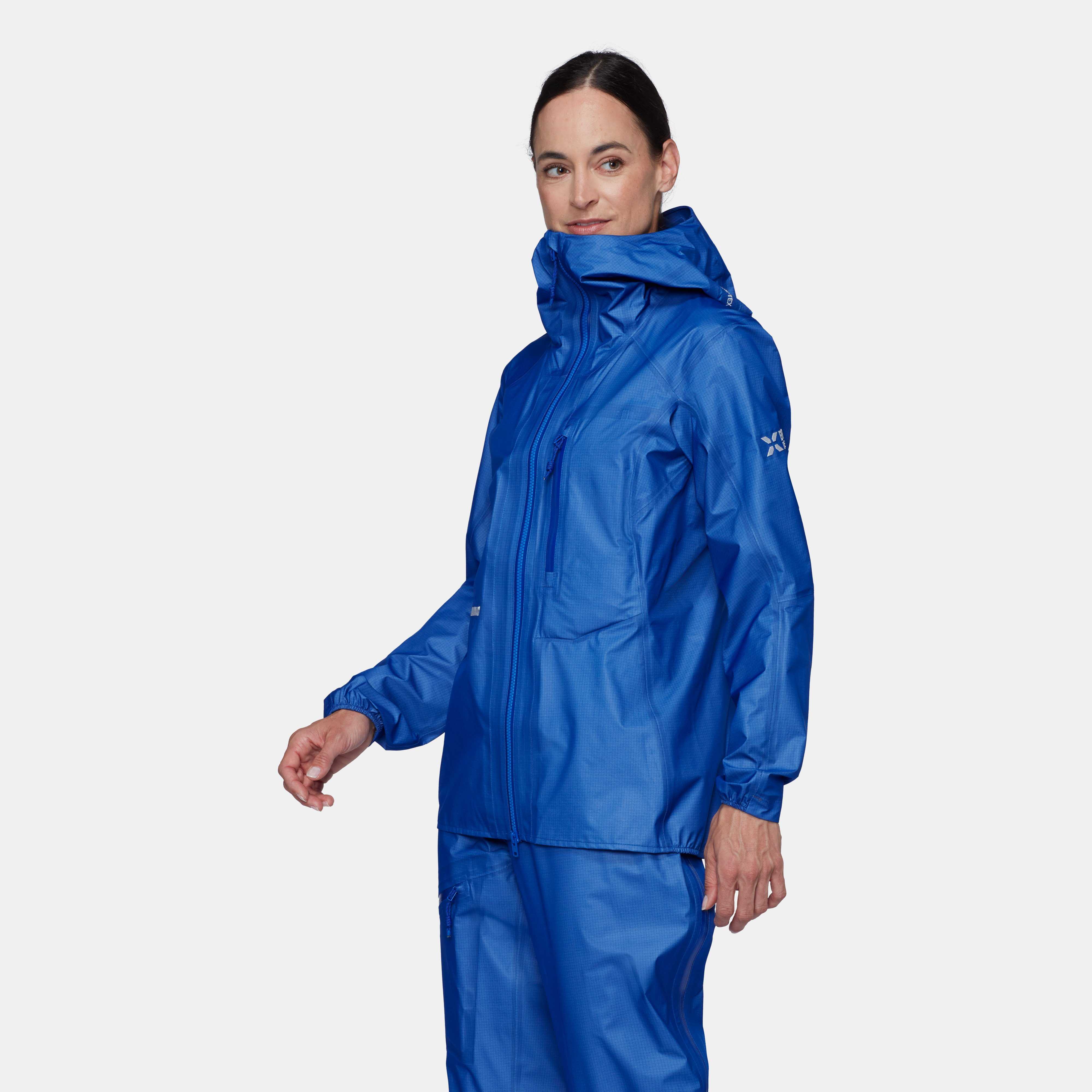 Mammut Eiger Nordwand Light HS Hooded Jacket Women, eiger blue - Eiger blue