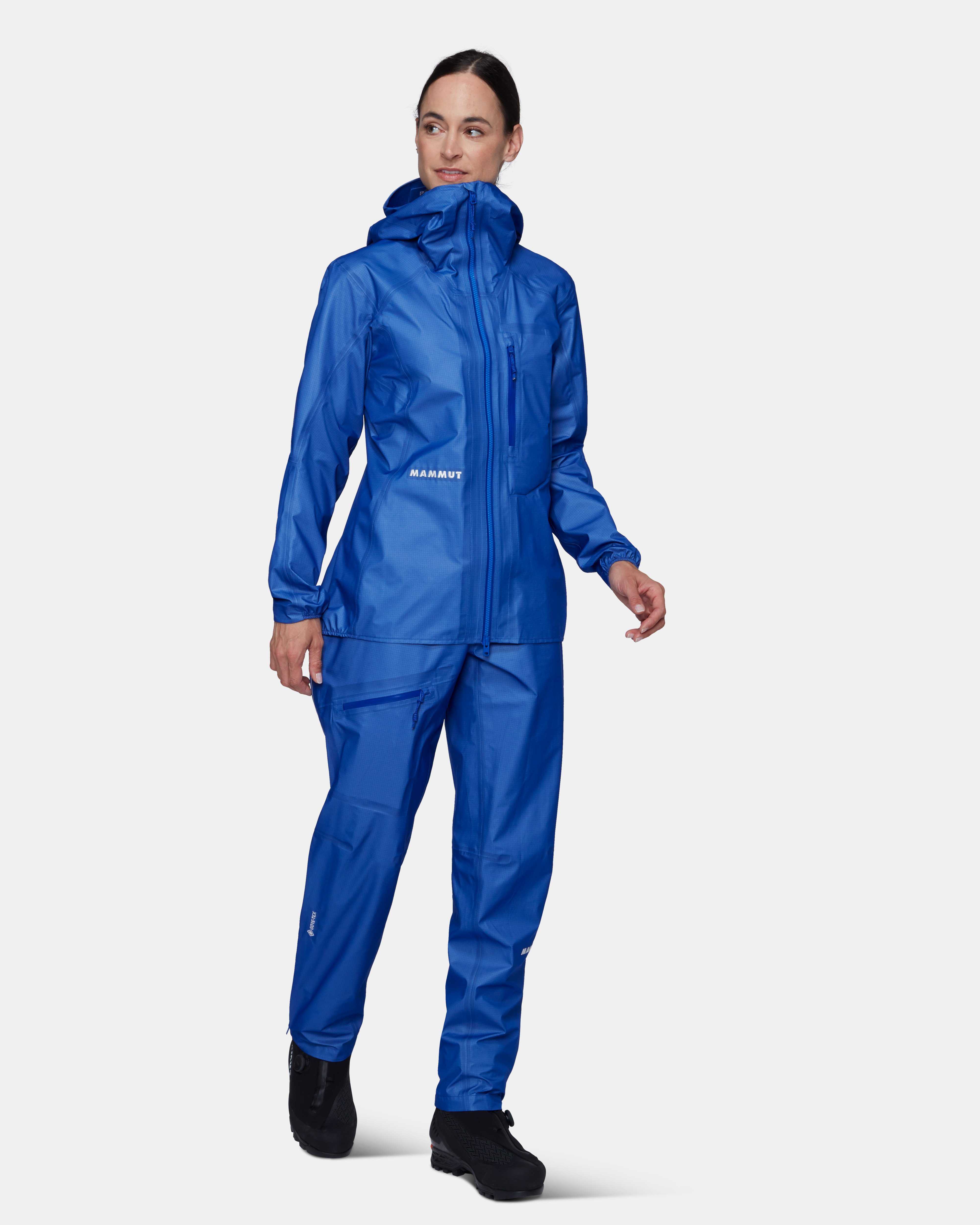 Mammut Eiger Nordwand Light HS Hooded Jacket Women, eiger blue - Eiger blue