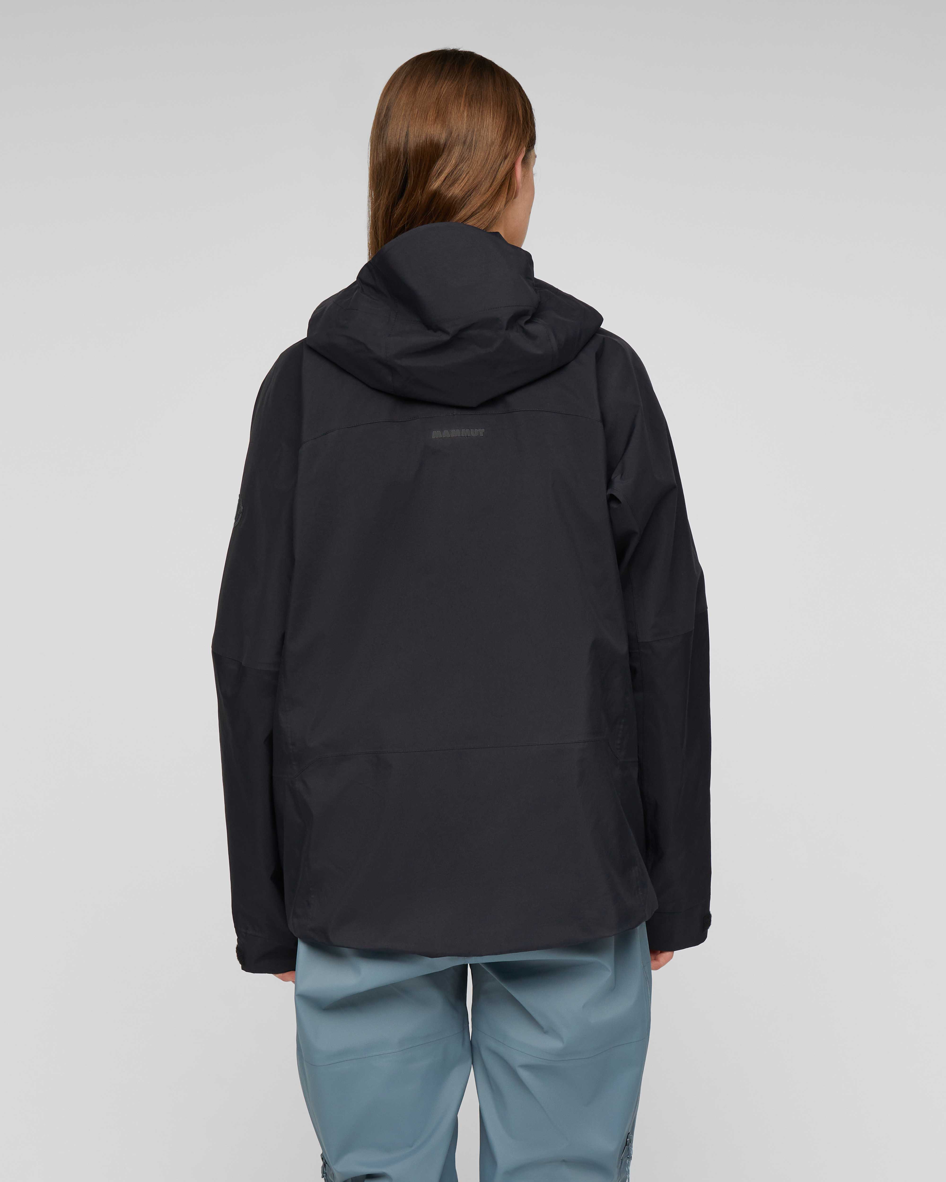 Mammut Haldigrat GTX HS Thermo Hooded Jacket Women, black - Black - Model back view