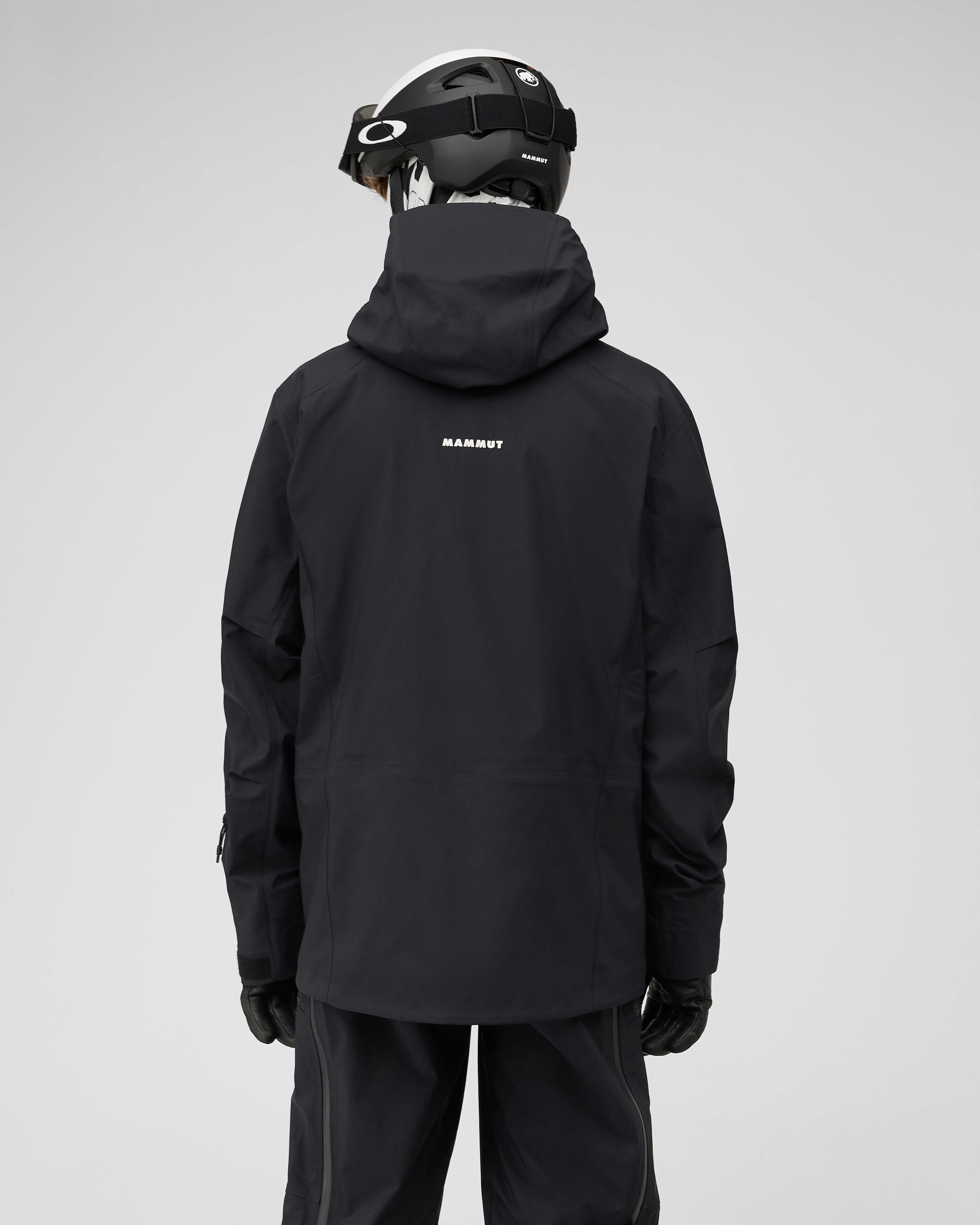 Mammut Eiger Free Advanced HS Hooded Jacket Men, black - Black - Model back view
