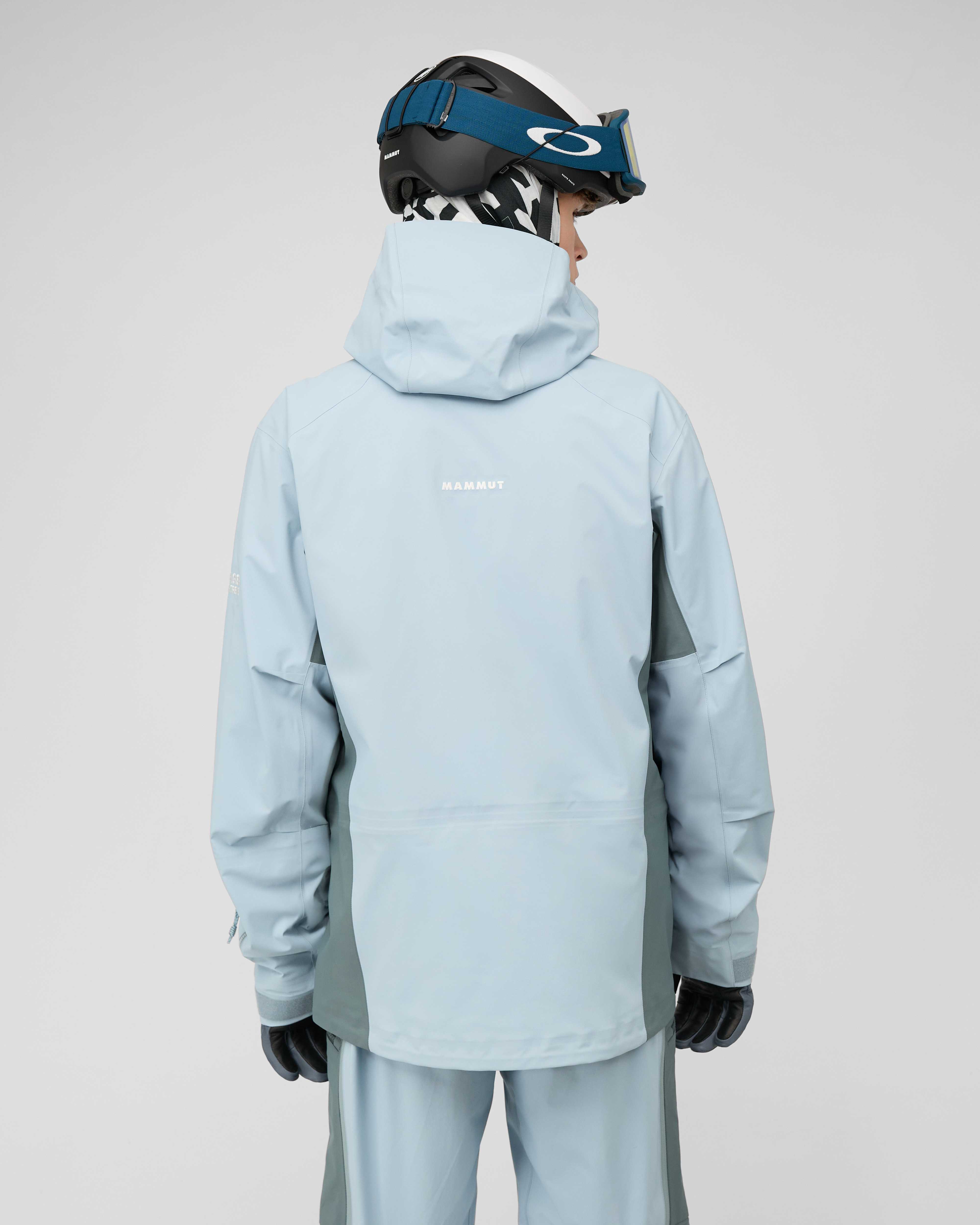 Mammut Eiger Free Advanced HS Hooded Jacket Men, nebla-strata - Nebla-strata - Model back view