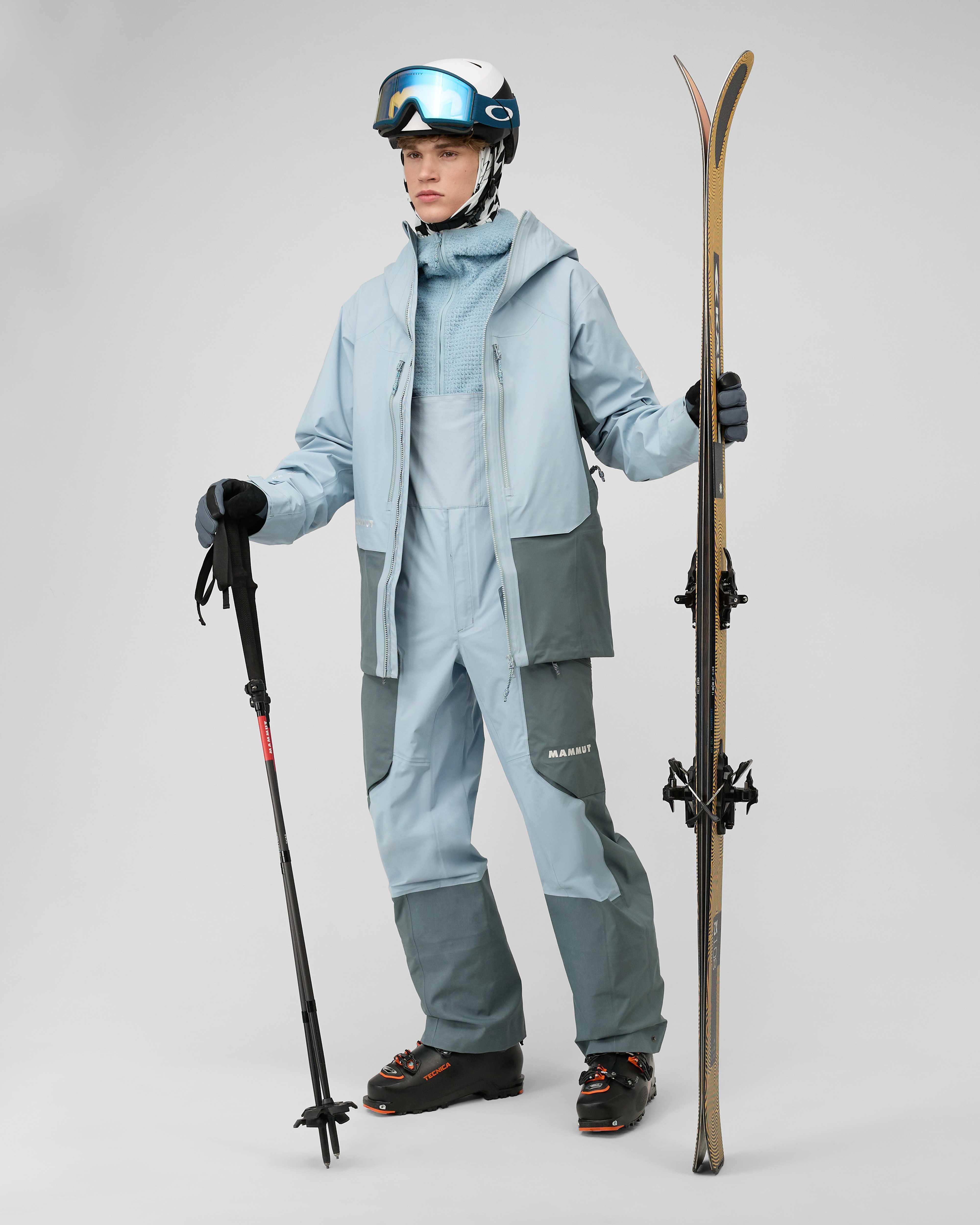 Mammut Eiger Free Advanced HS Hooded Jacket Men, nebla-strata - Nebla-strata - Outdoor view