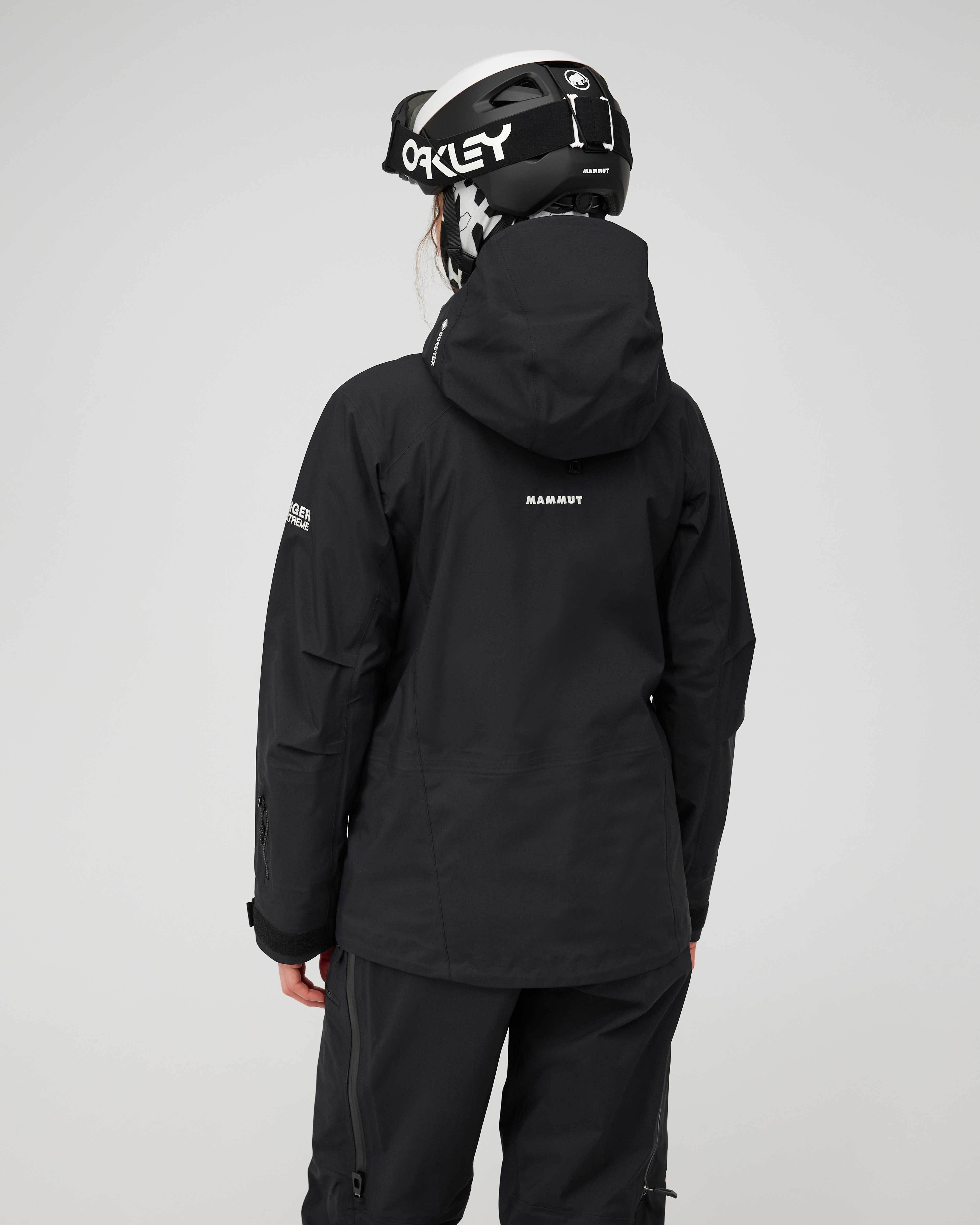 Mammut Eiger Free Advanced HS Hooded Jacket Women, black - Black - Model back view