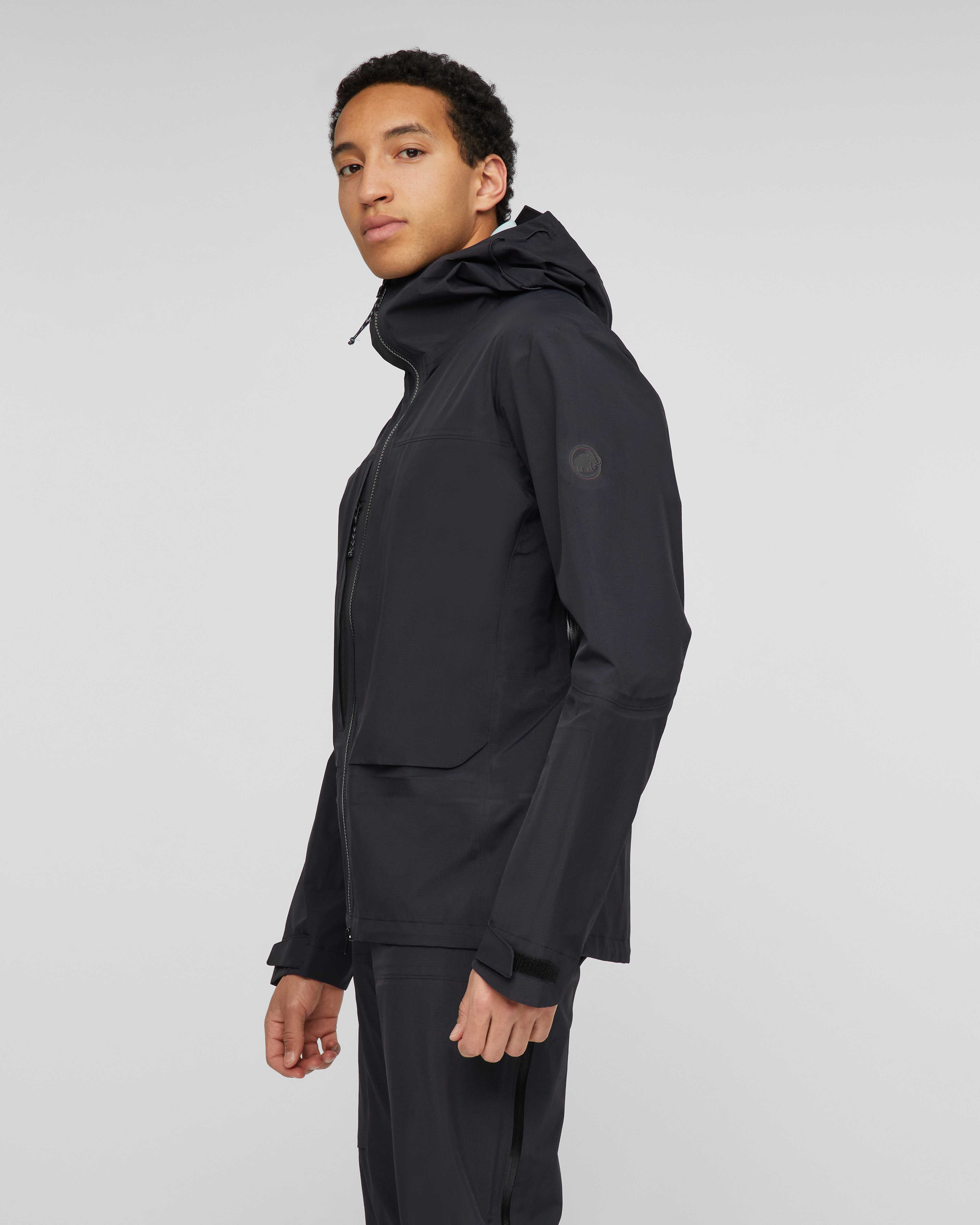 Mammut Skintrack HS Hooded Jacket Men, black - Black - Model side view