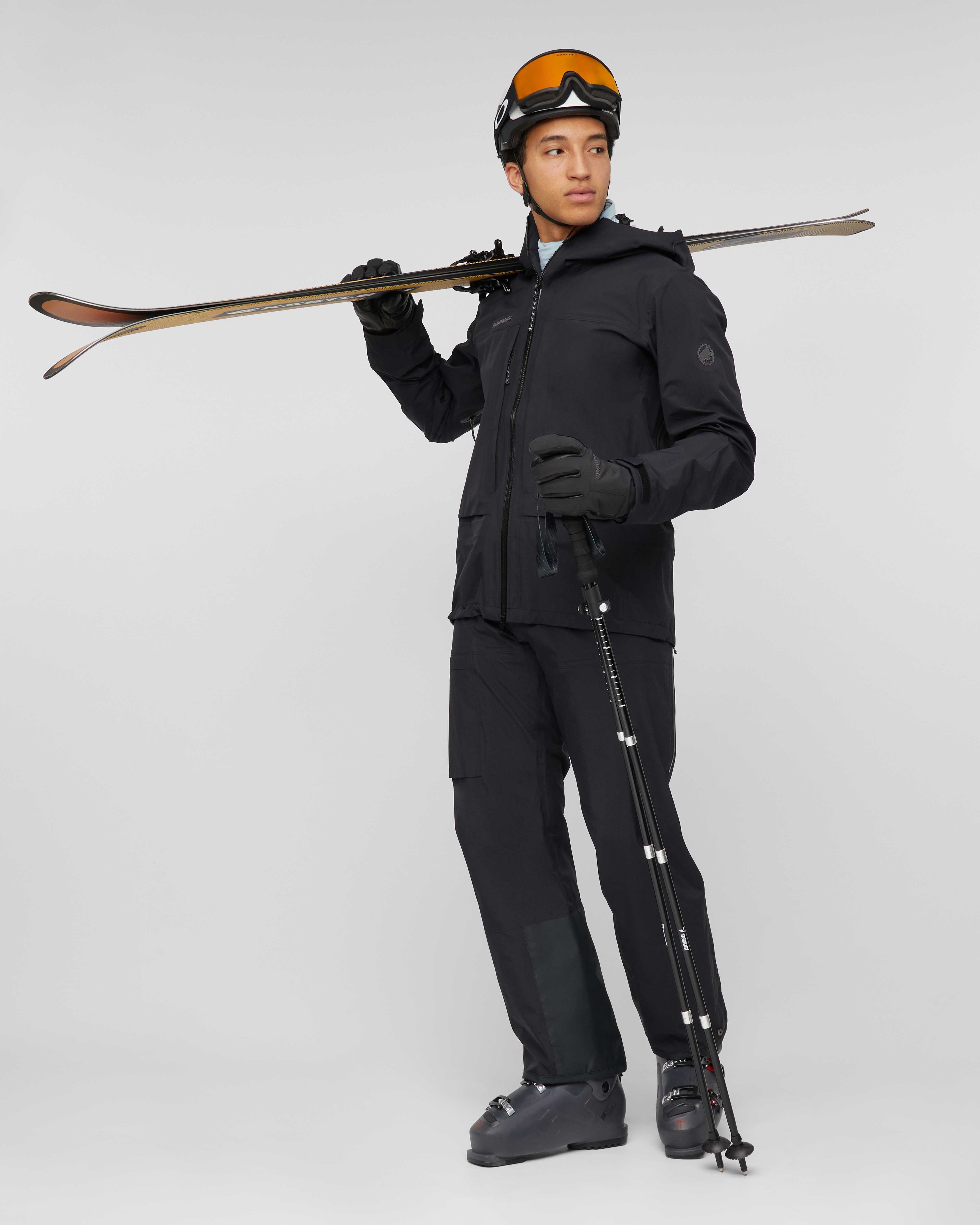 Mammut Skintrack HS Hooded Jacket Men, black - Black - Outdoor view