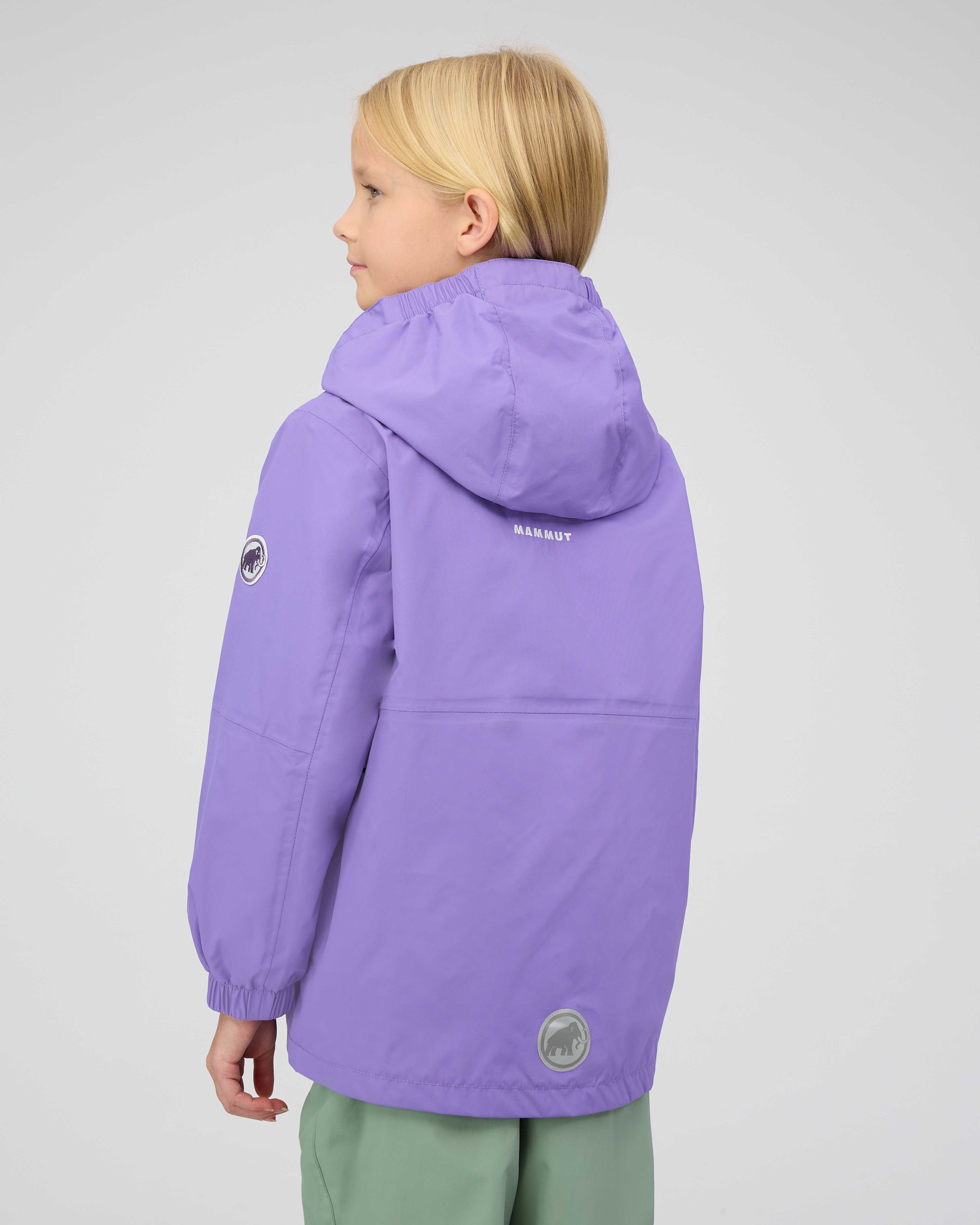 Mammut Treeline 3 in 1 HS Hooded Jacket Kids, lavandin-paloja - Lavandin-paloja - Model back view