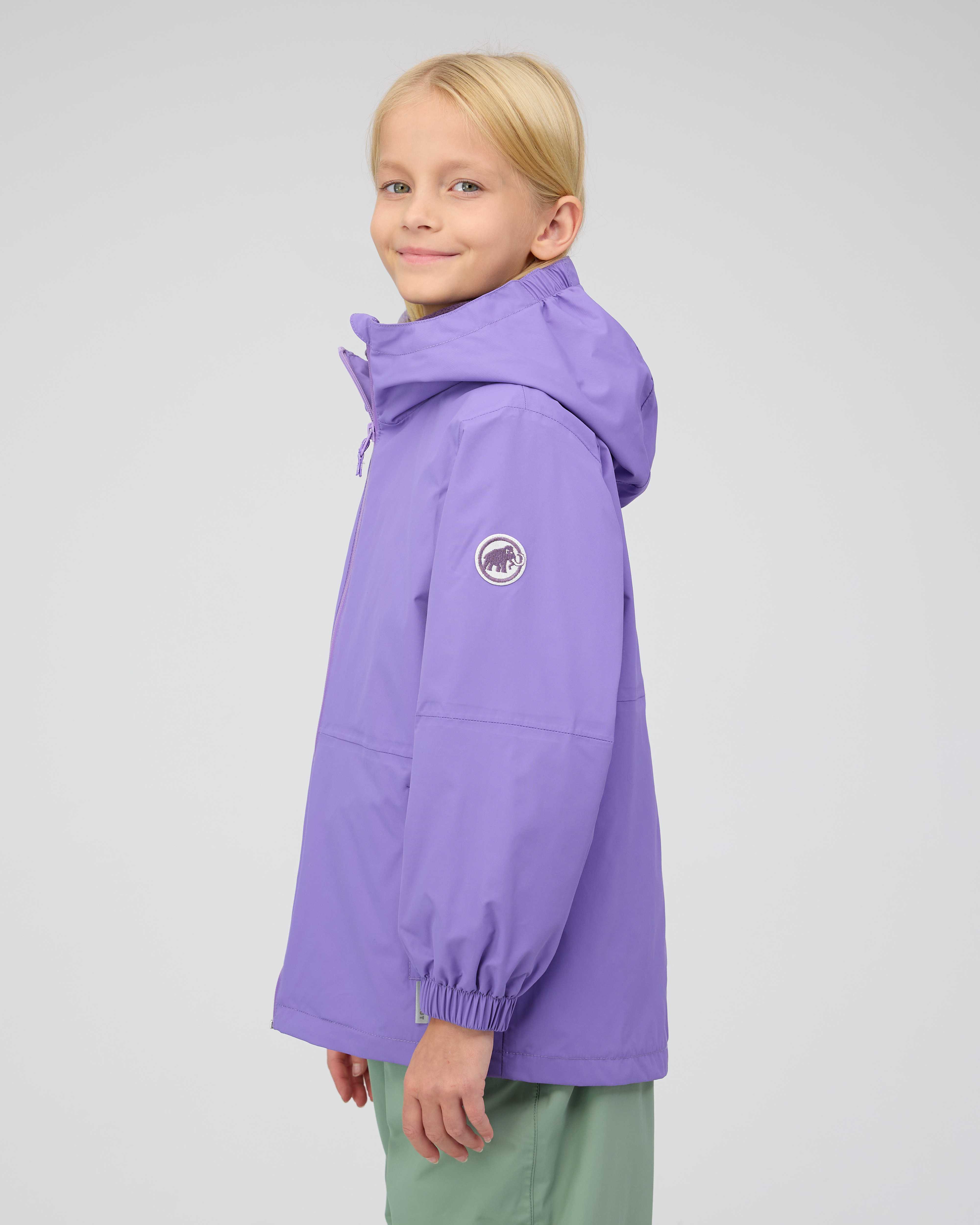 Mammut Treeline 3 in 1 HS Hooded Jacket Kids, lavandin-paloja - Lavandin-paloja - Model side view