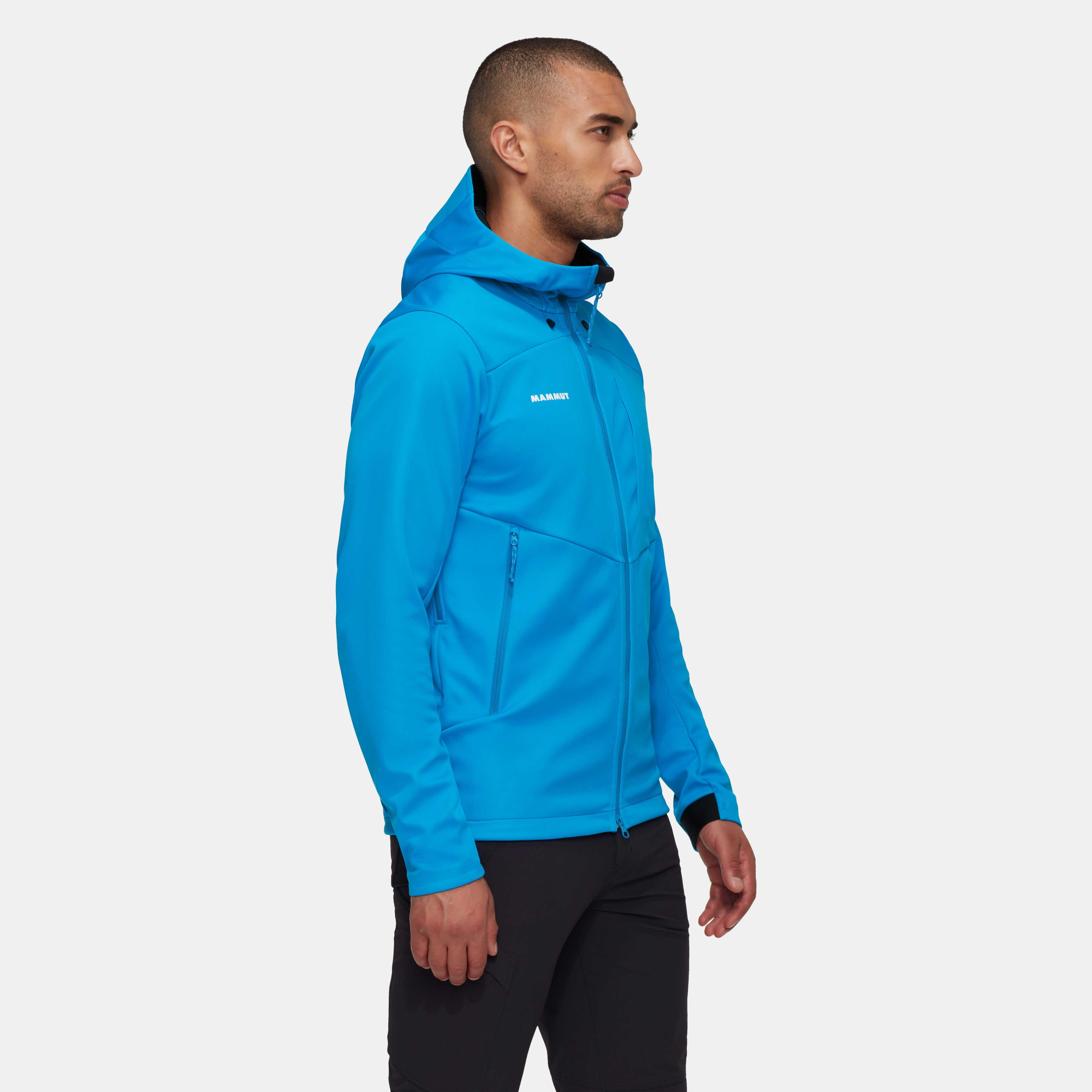 Mammut Ultimate VII SO Hooded Jacket Men, glacier blue - Glacier blue