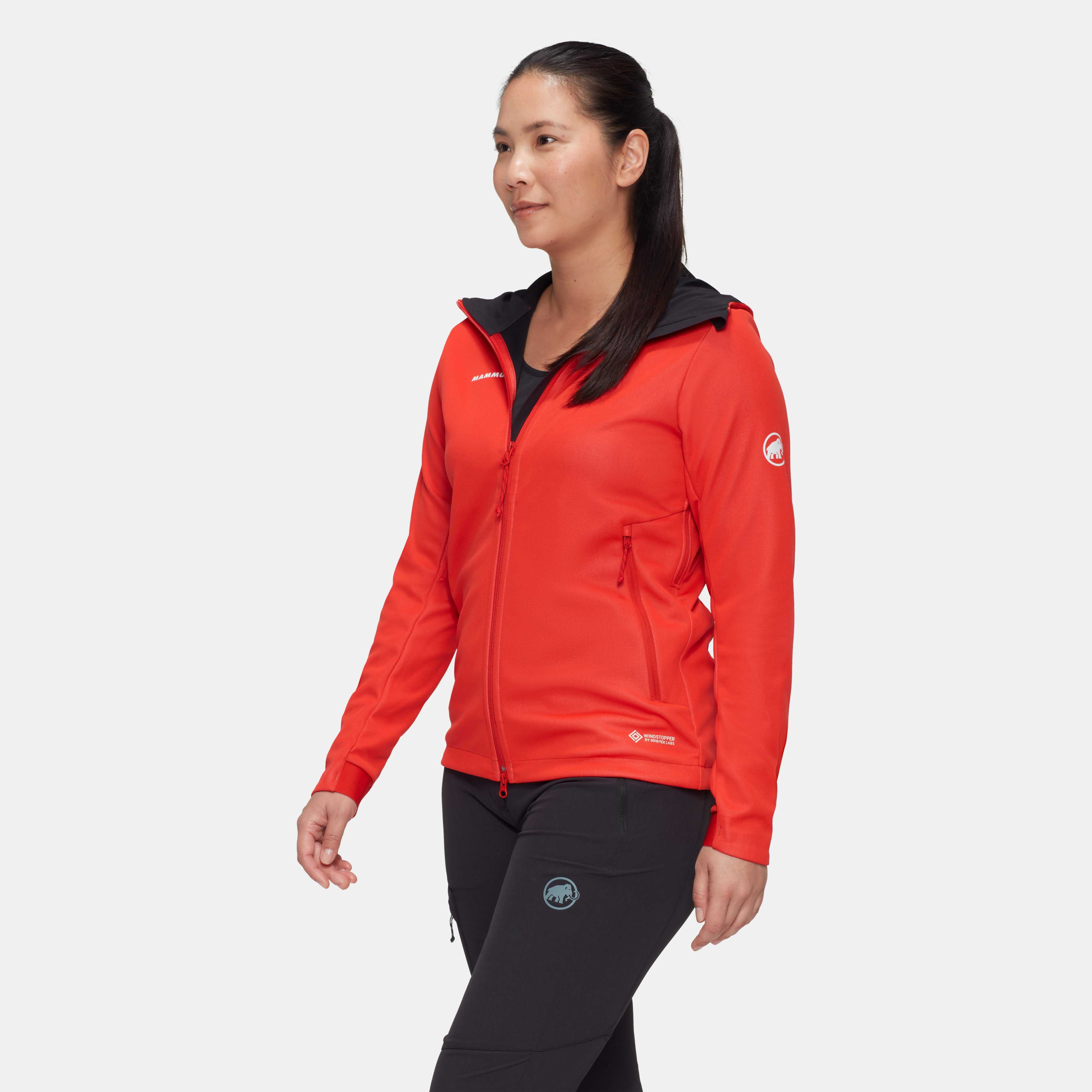 Mammut Ultimate VII SO Hooded Jacket Women, mammut red - Mammut red