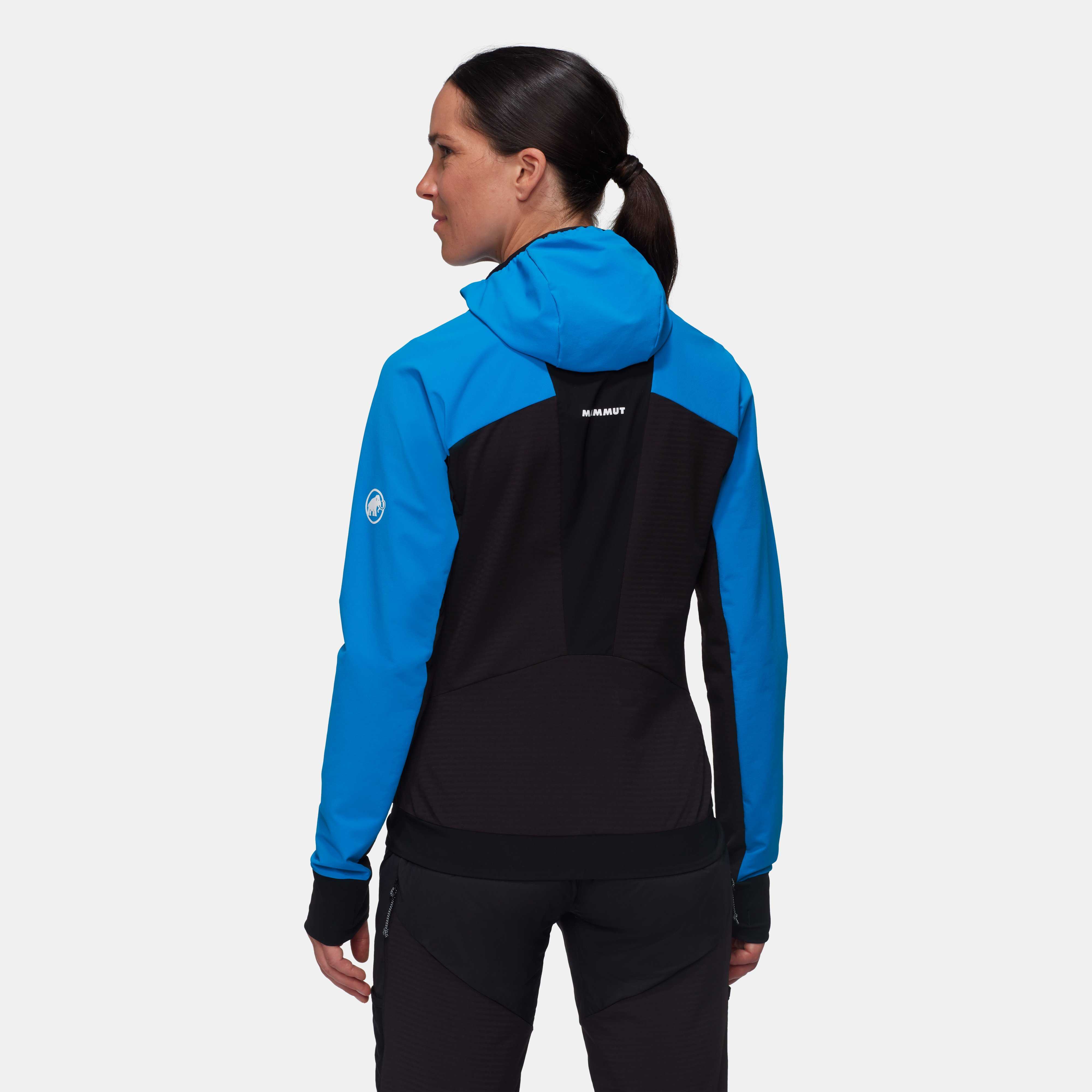 Mammut Aenergy SO Hybrid Hooded Jacket Women, glacier blue-black - Glacier blue-black