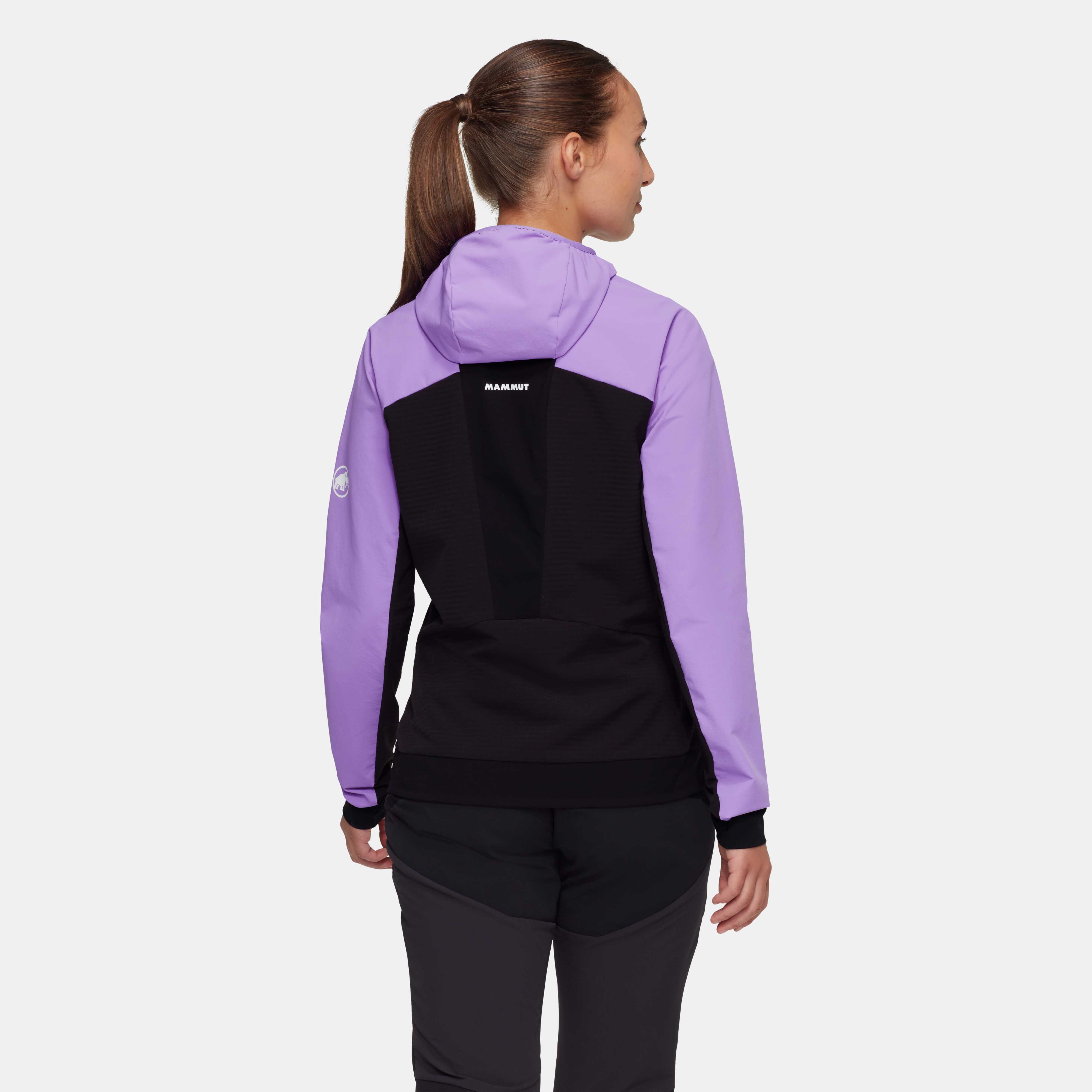 Mammut Aenergy SO Hybrid Hooded Jacket Women, lavandin-black - Lavandin-black