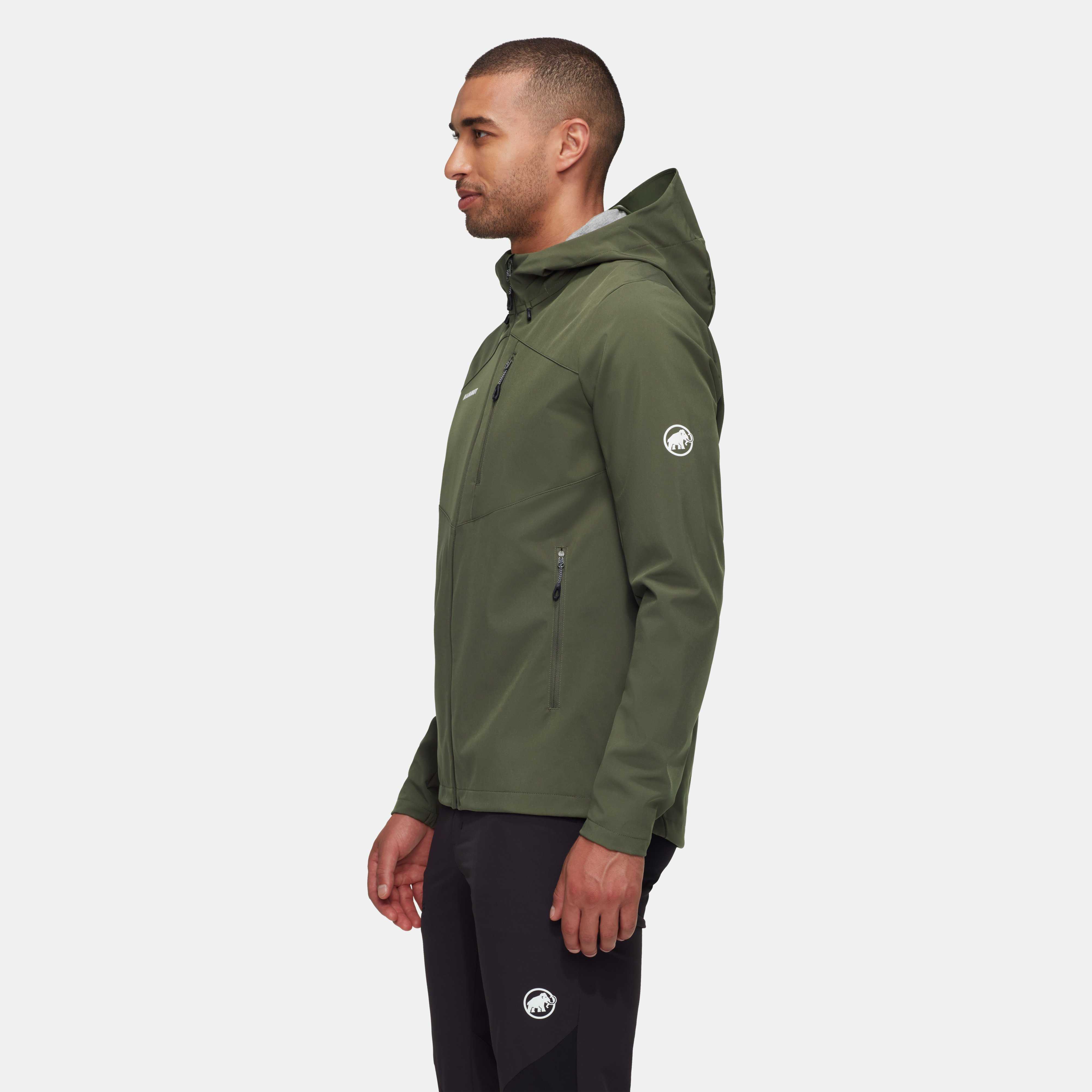 Mammut Mammut Outdoor SO Hooded Jacket Men, dark marsh - Dark marsh