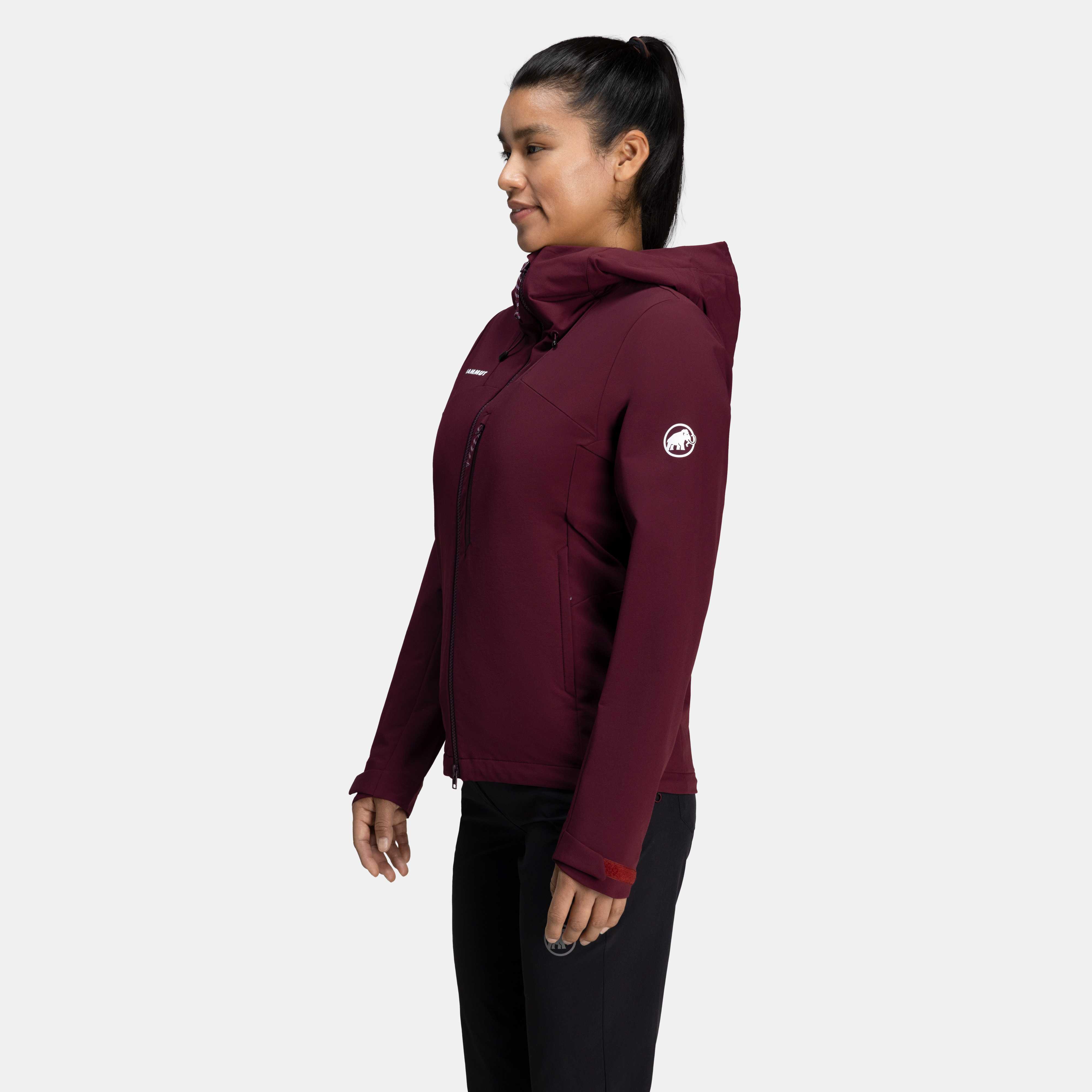Mammut Trekkers SO Hooded Jacket AF Women, vin - Vin