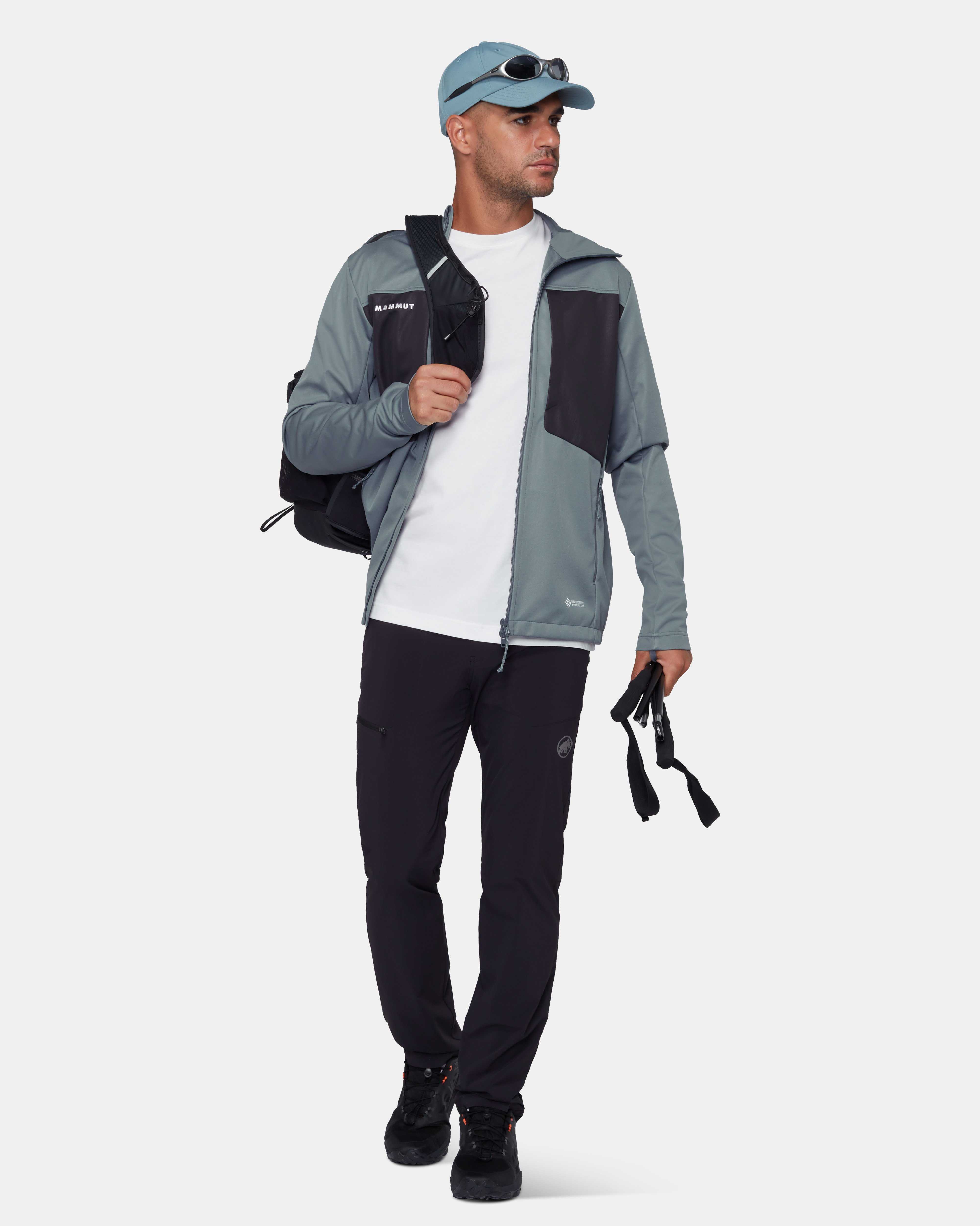 Mammut Ultimate VIII SO Hooded Jacket Men, strata-black - Strata-black